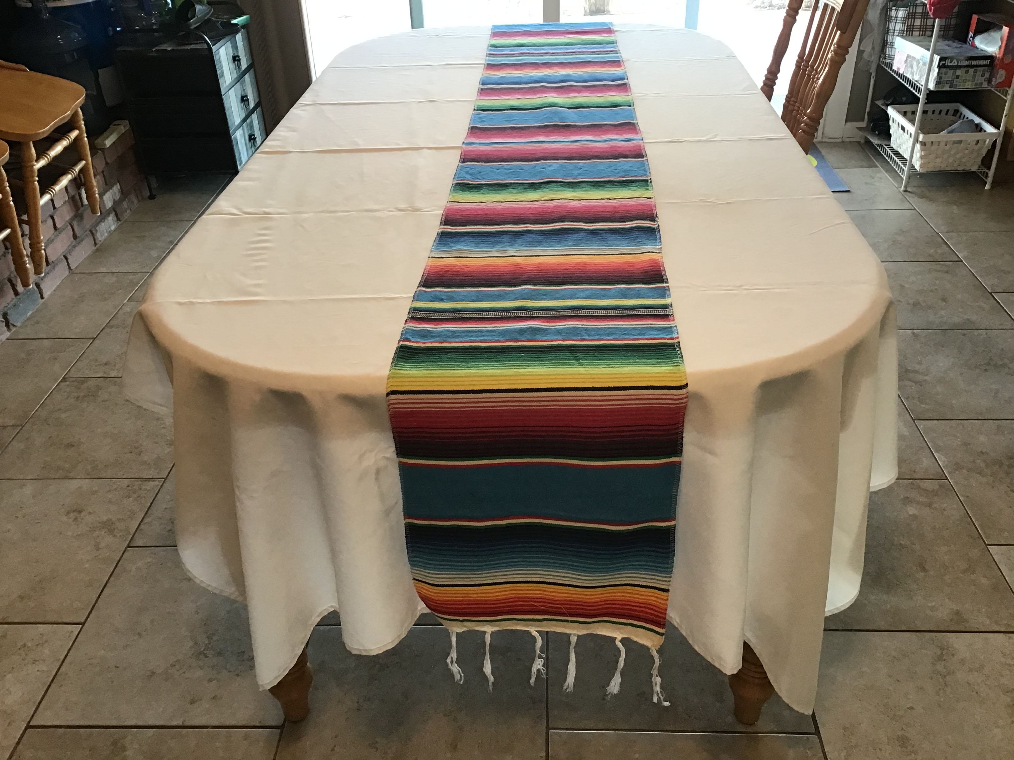 table runners (woven Mexican serape) - 13 x 102