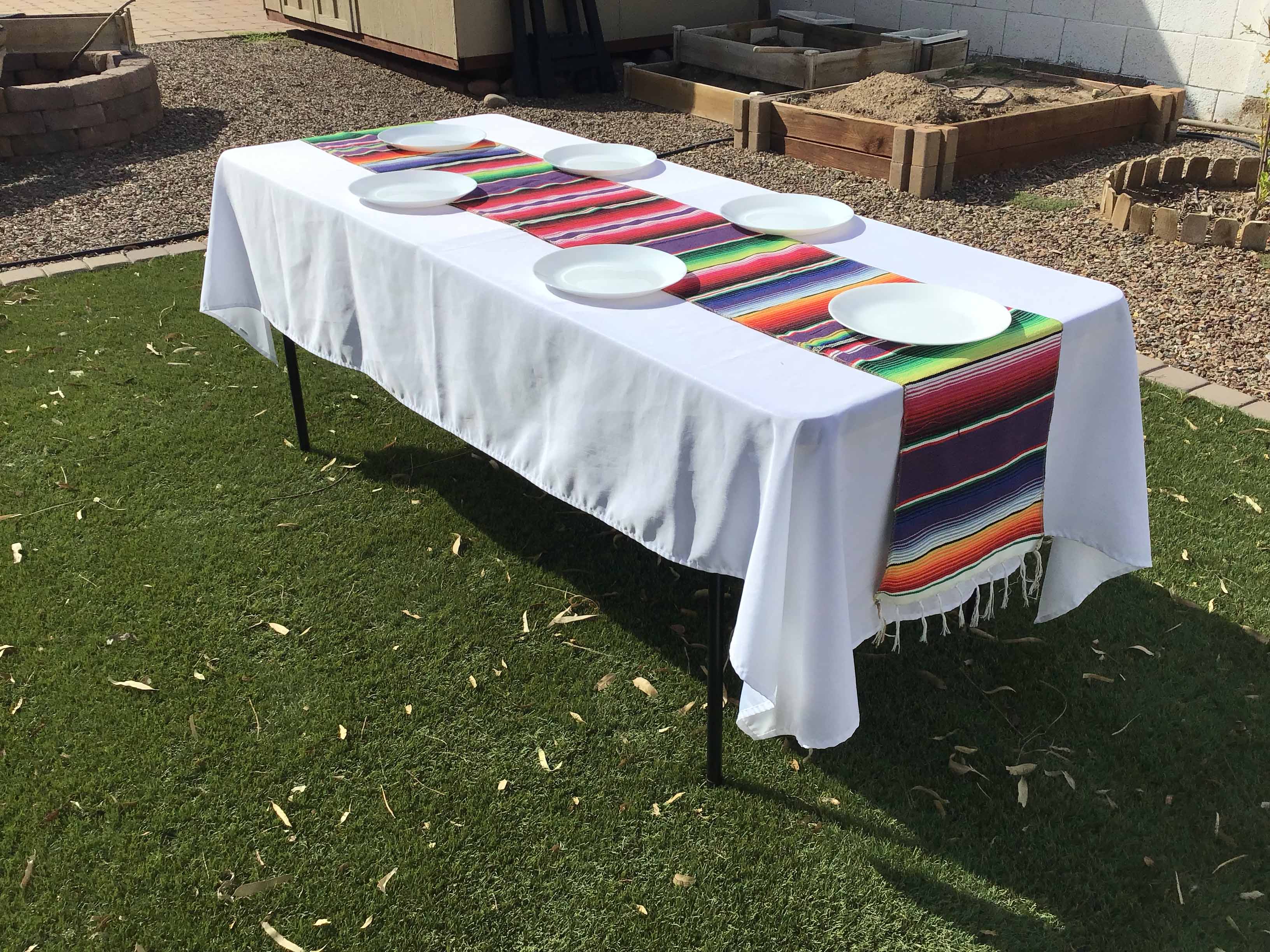 table runners (woven Mexican serape) - 13 x 102
