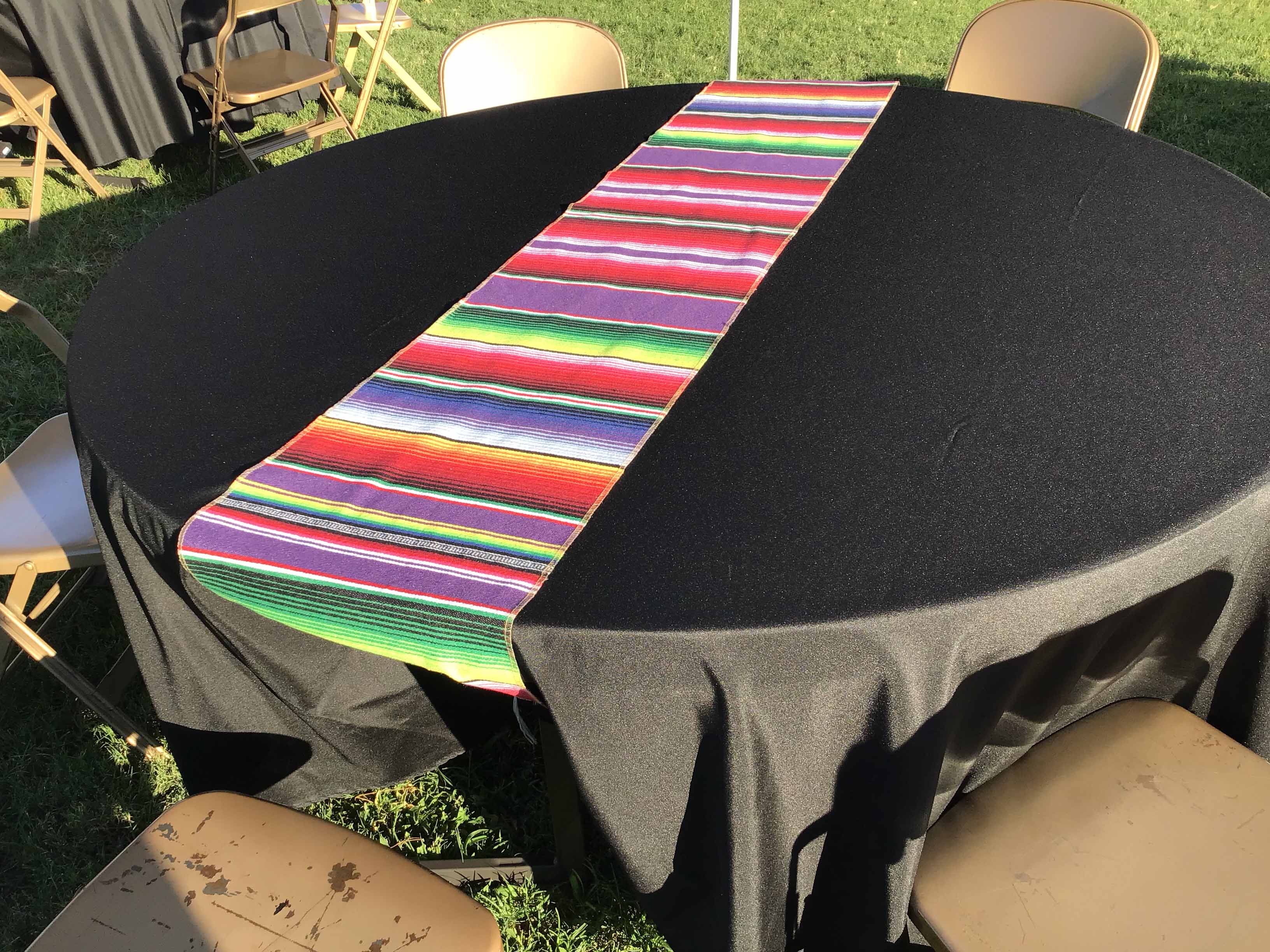 table runners (woven Mexican serape) - 13 x 102