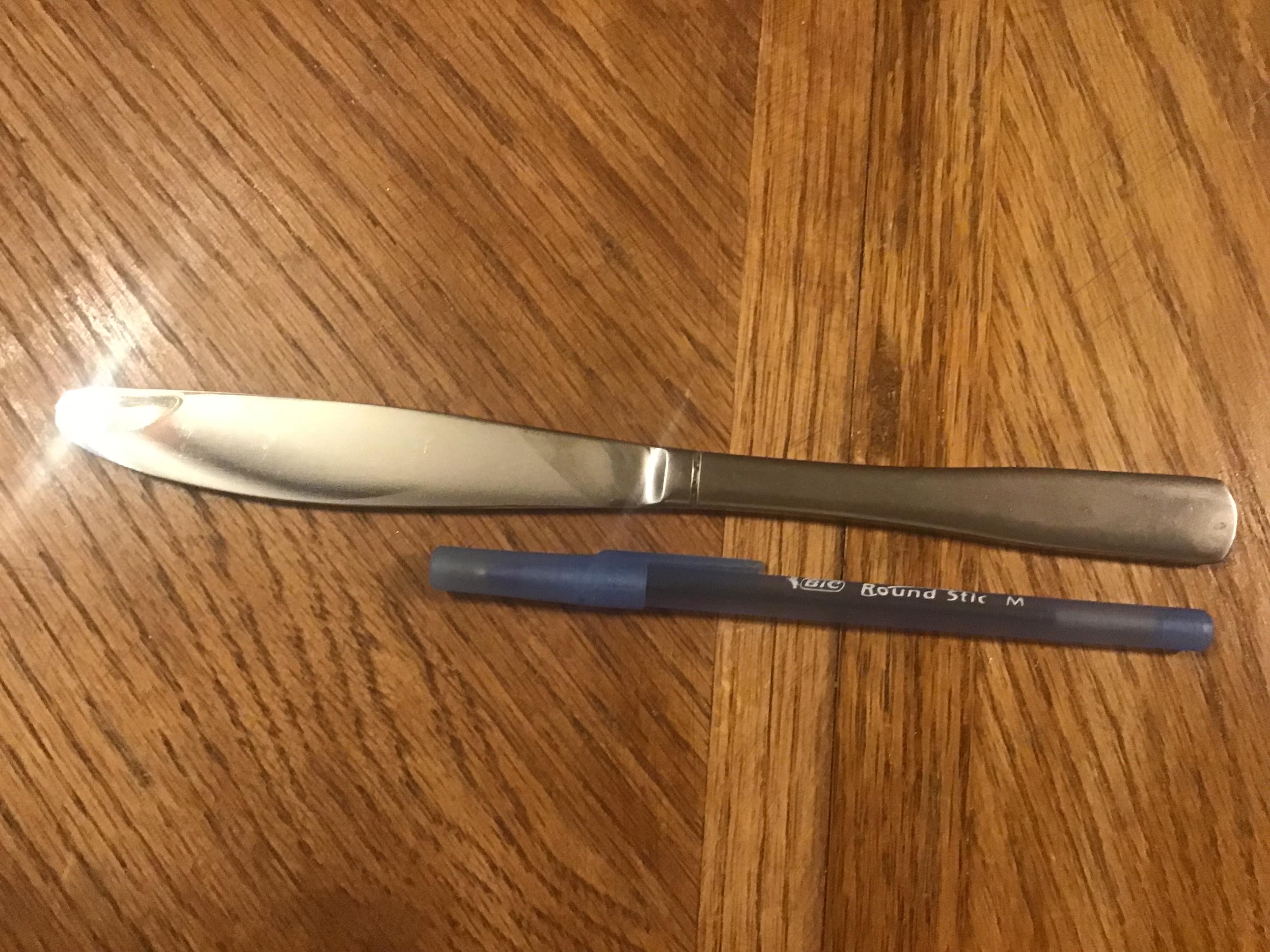 dinner knives / butter knives (stainless steel, Stainless)