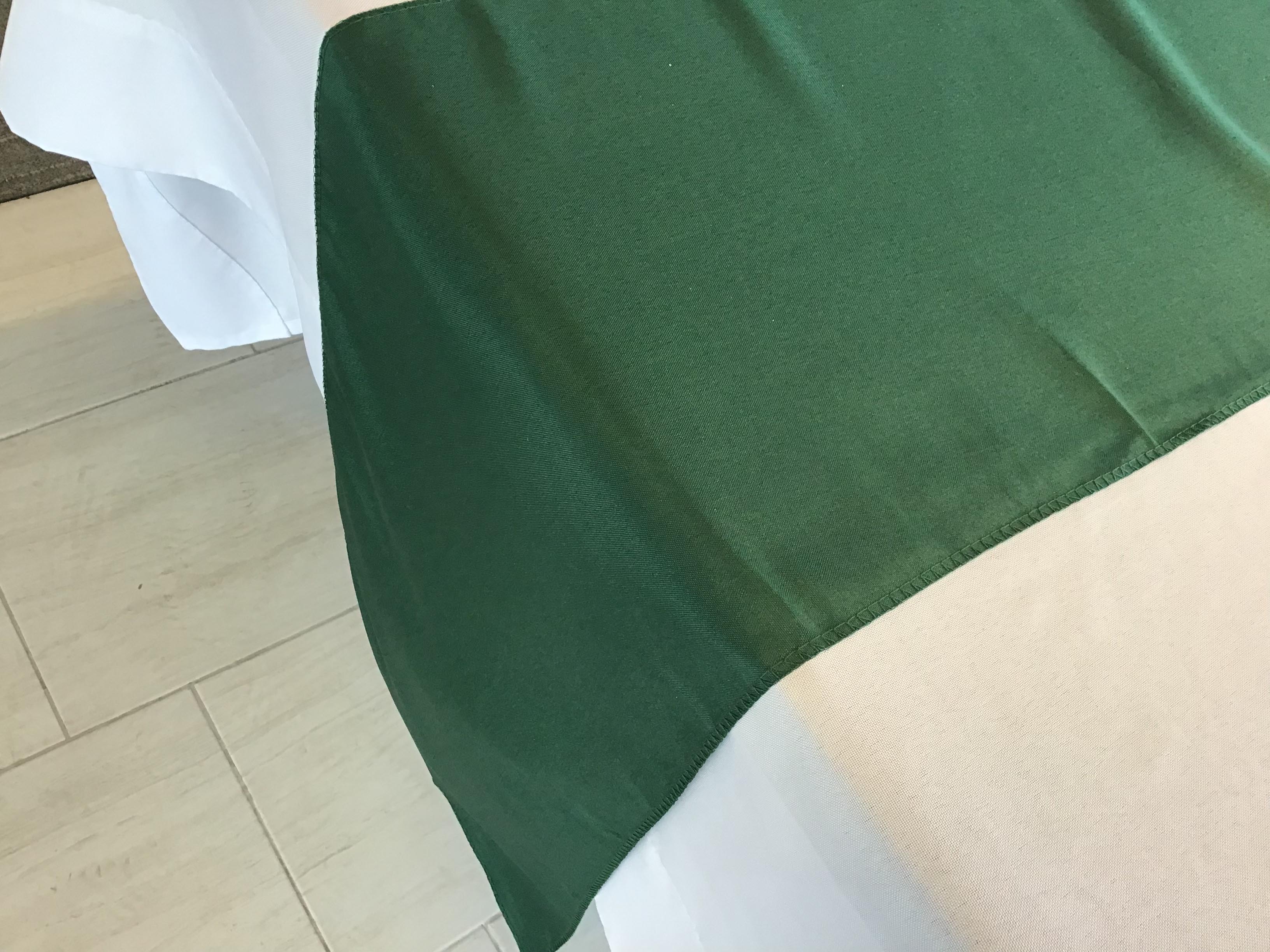 table runners (hunter emerald green) - 12 x 108