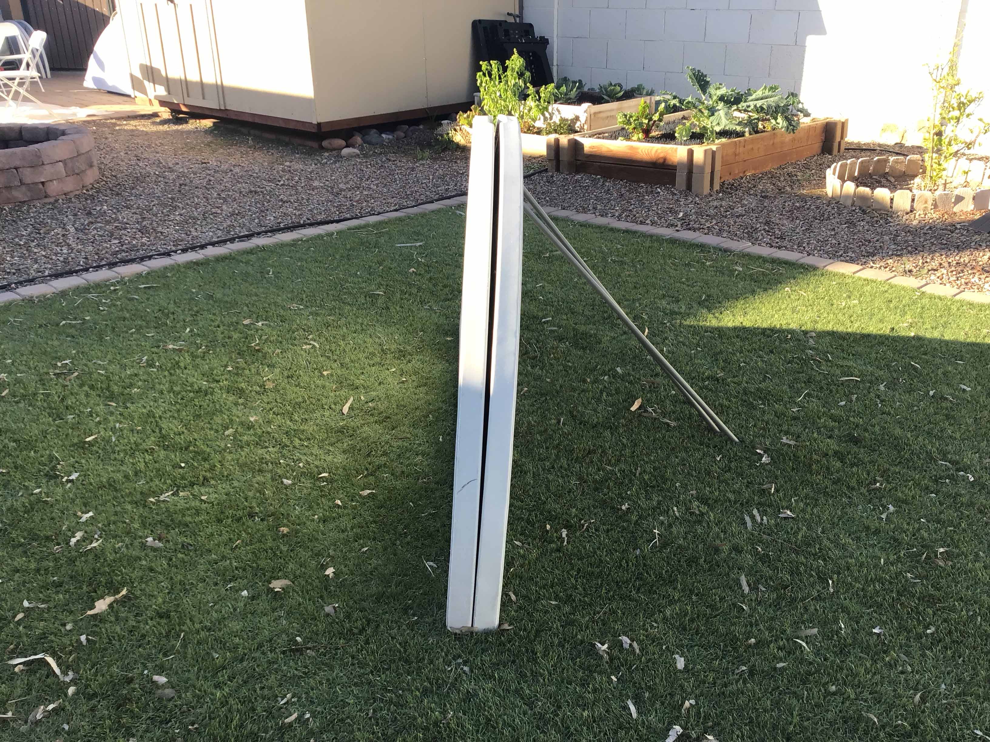 5 foot, 9 inch round tables (bifold)