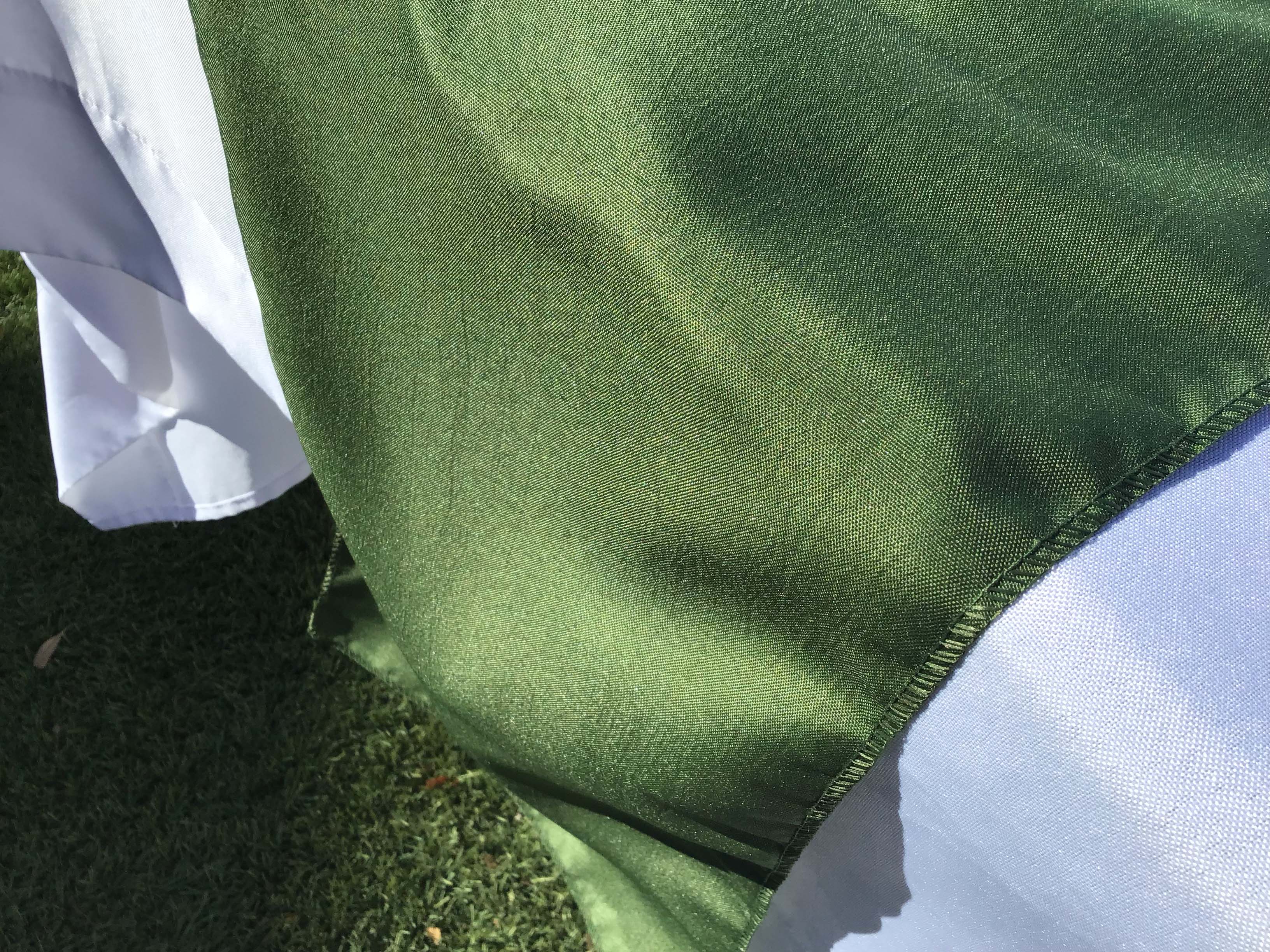 table runners (olive green) - 12 x 108