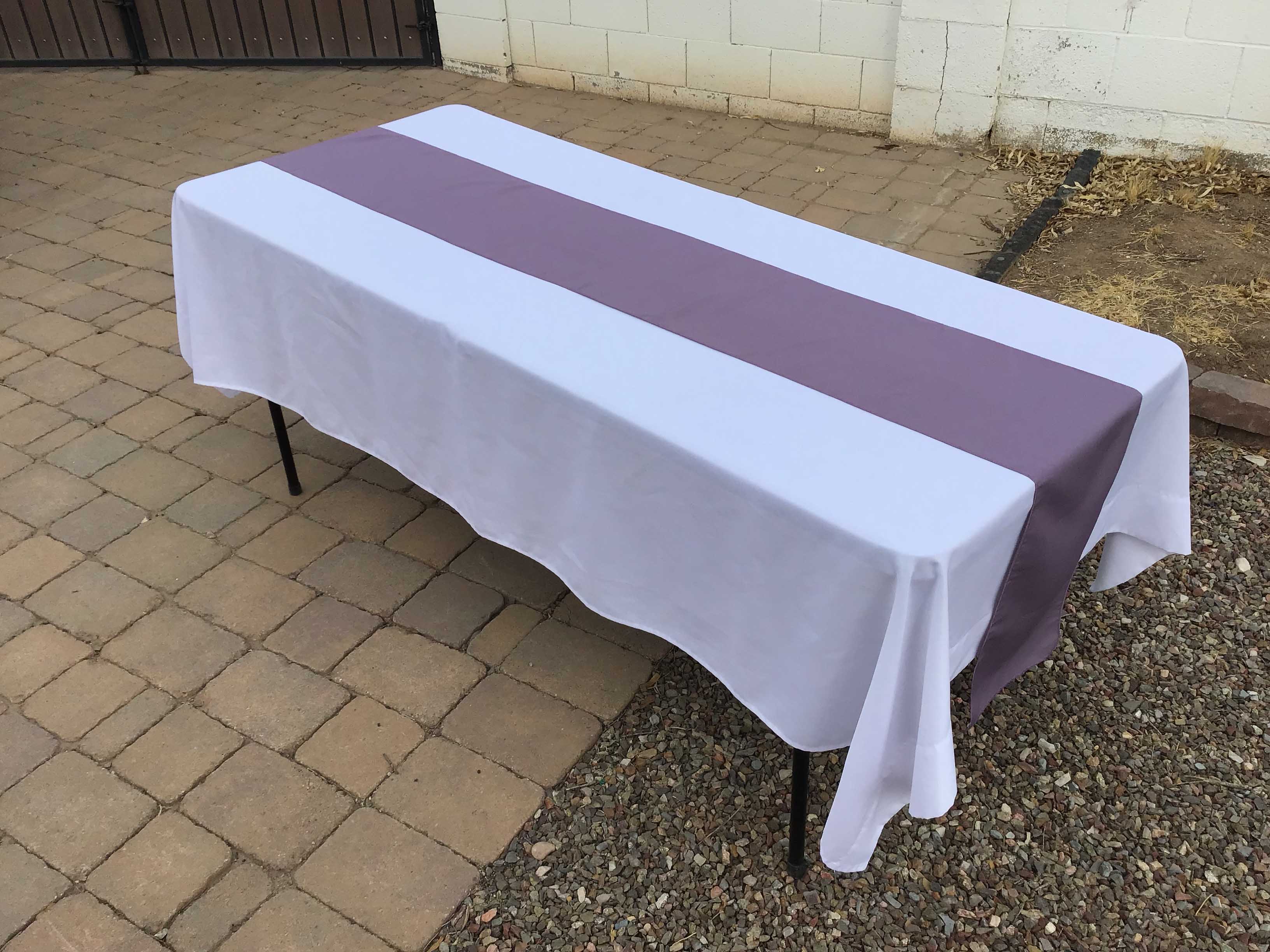 table runners (violet amethyst) - 12 x 108