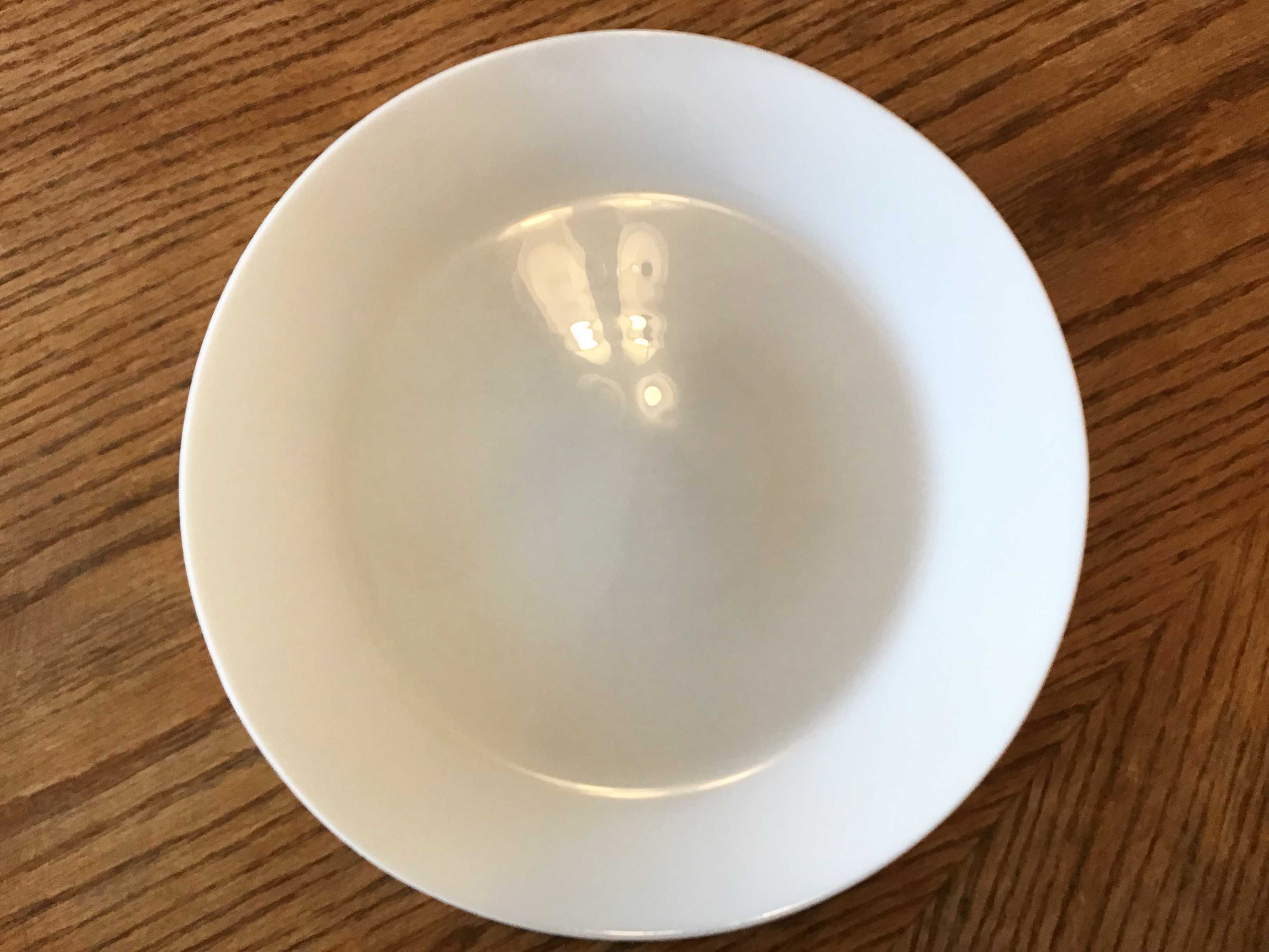 dinner plates - glass (white, Oftast) - 10