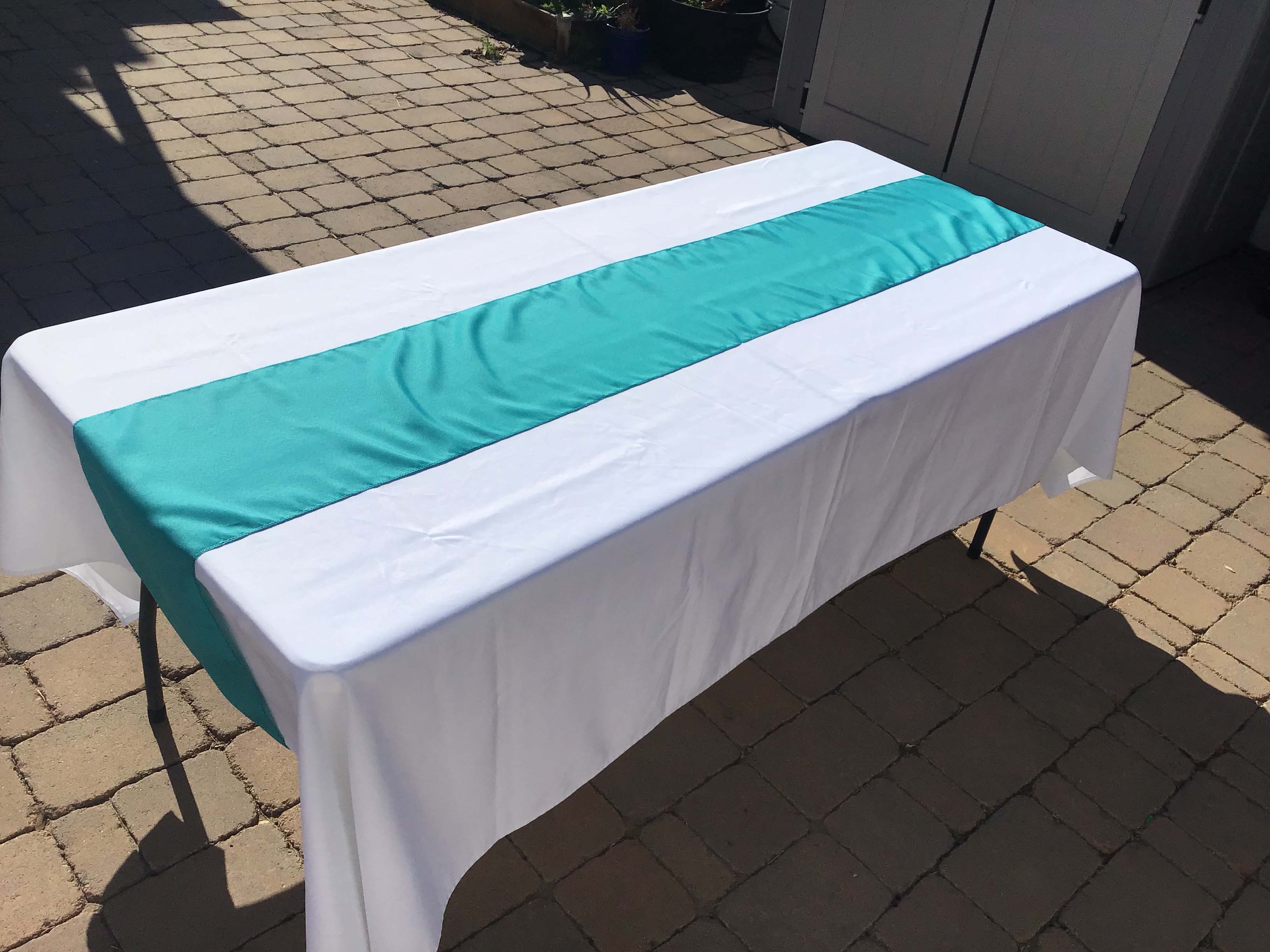 table runners (turquoise) - 12 x 108