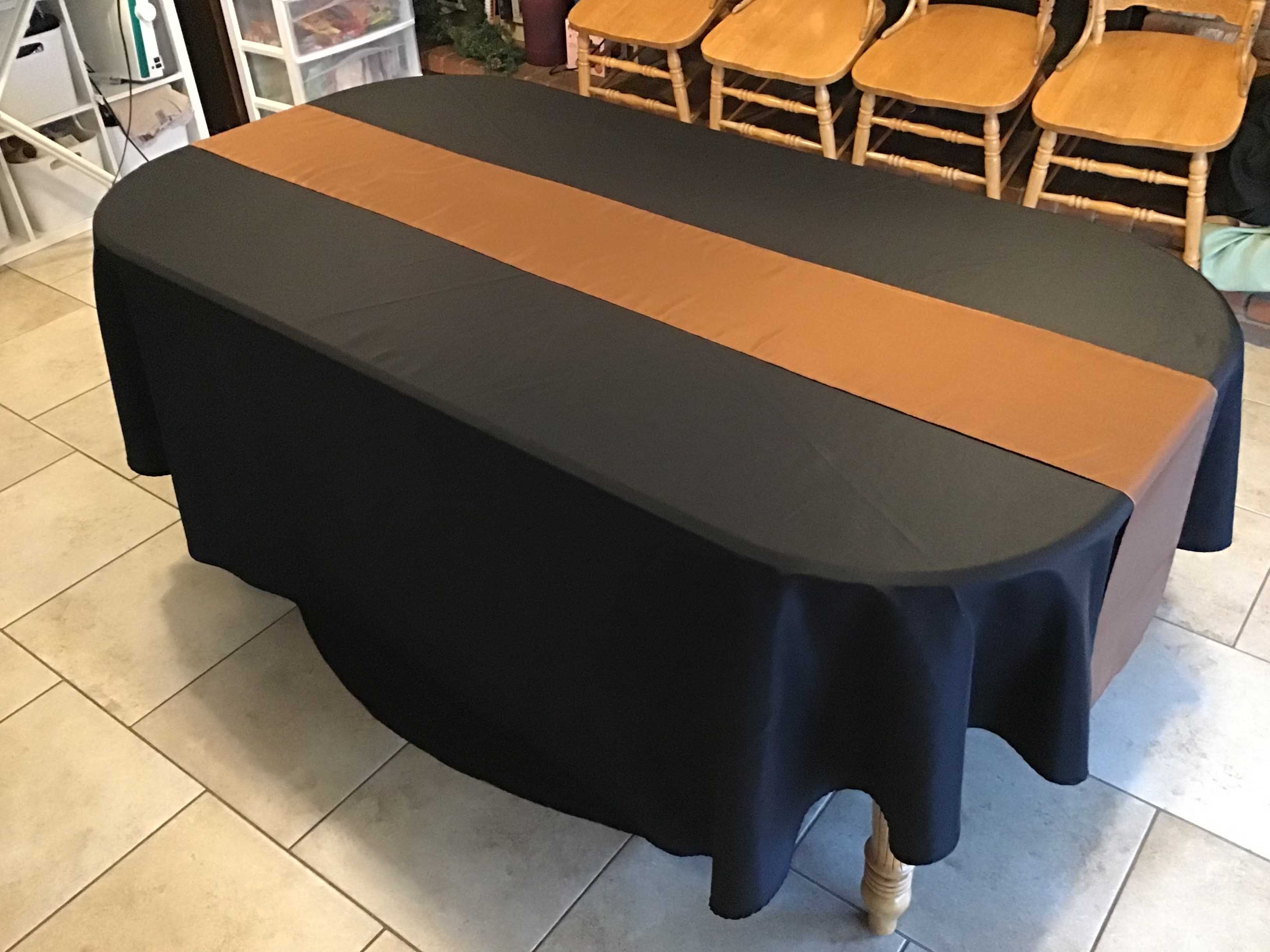 table runners (cinnamon brown) - 12 x 108