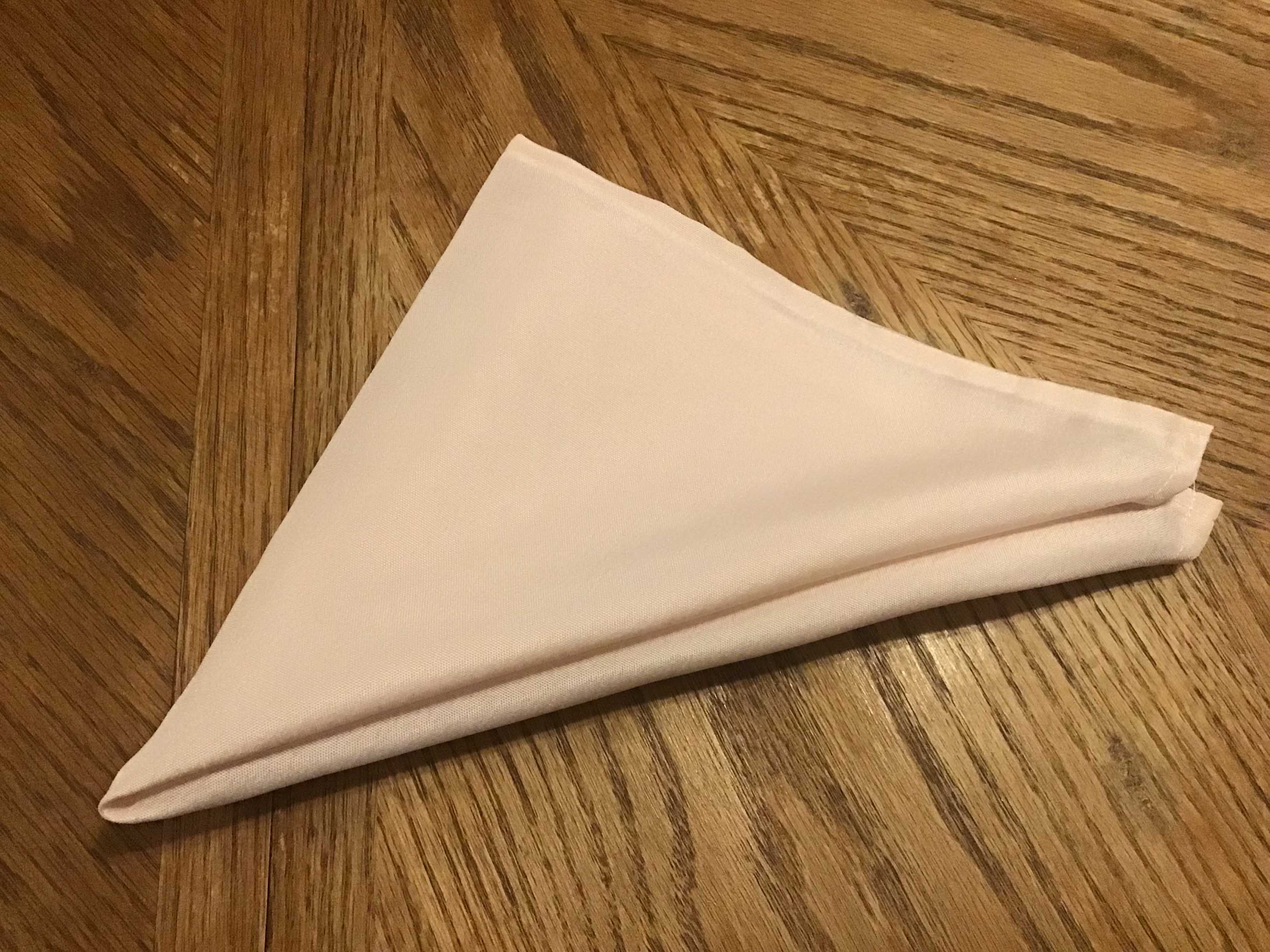 cloth dinner napkins (blush / rose gold) - 17 x 17