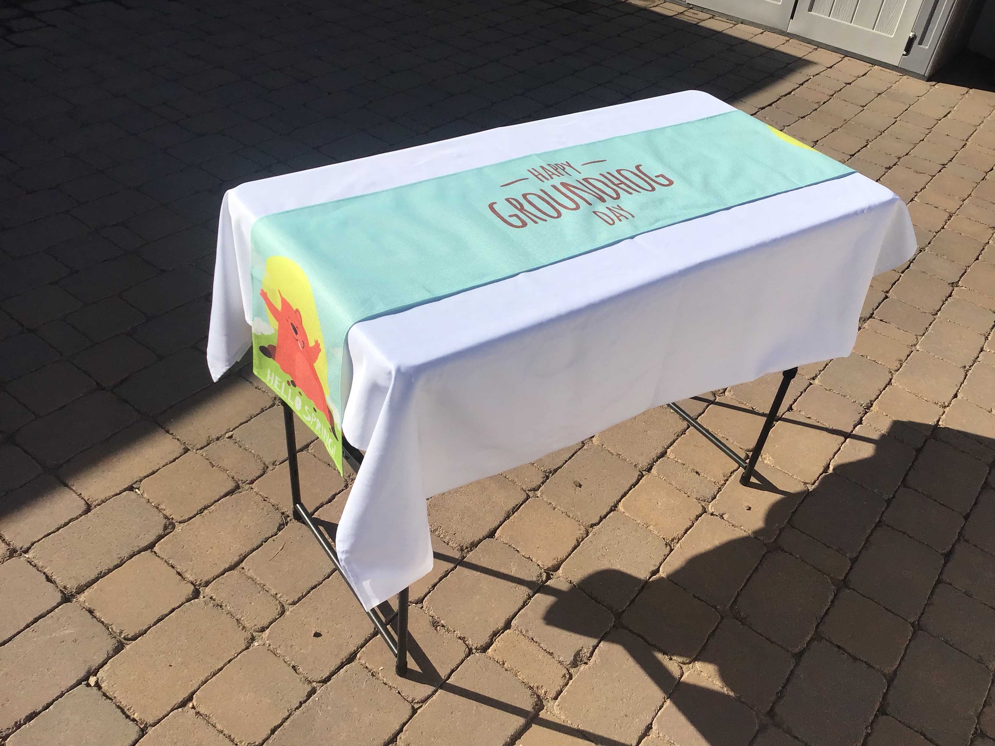 table runners (Happy Groundhog Day/Hello Spring) - 13 x 72