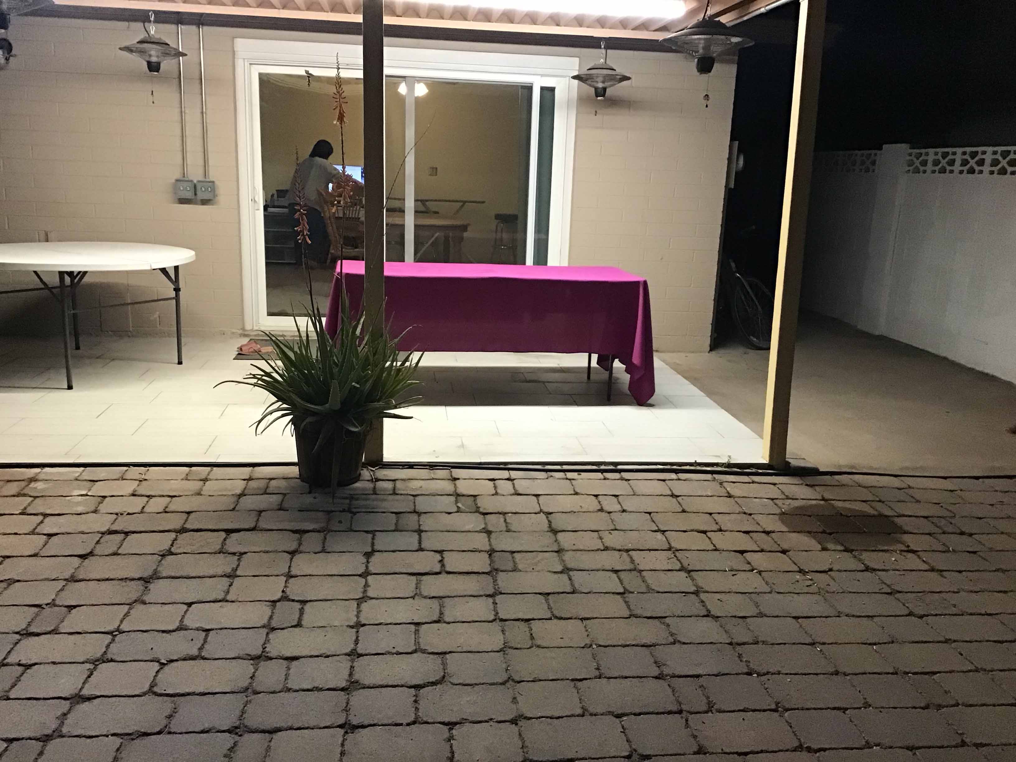 rectangle tablecloths (magenta) - 60 x 120