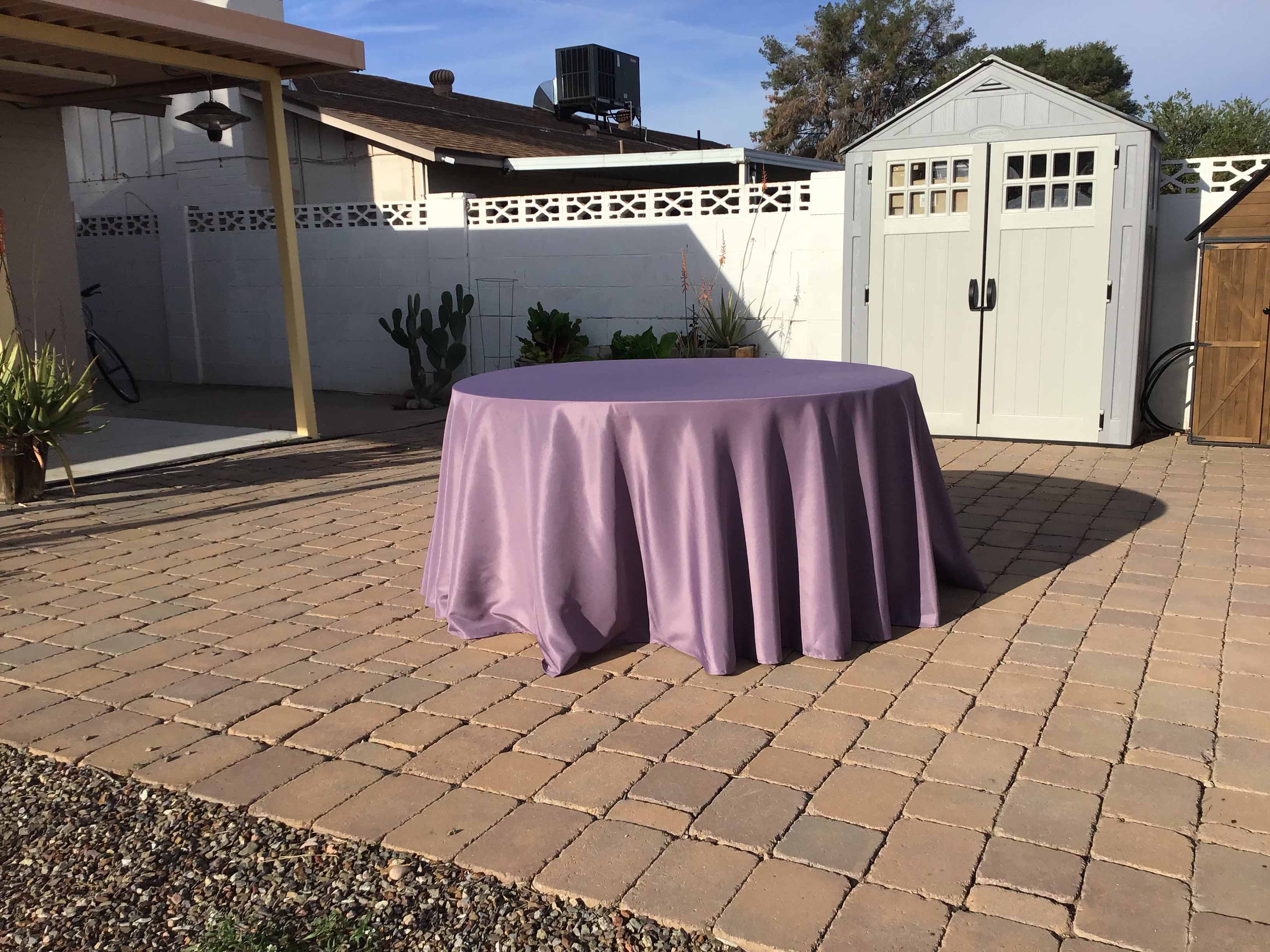 round tablecloths (violet amethyst) - 120