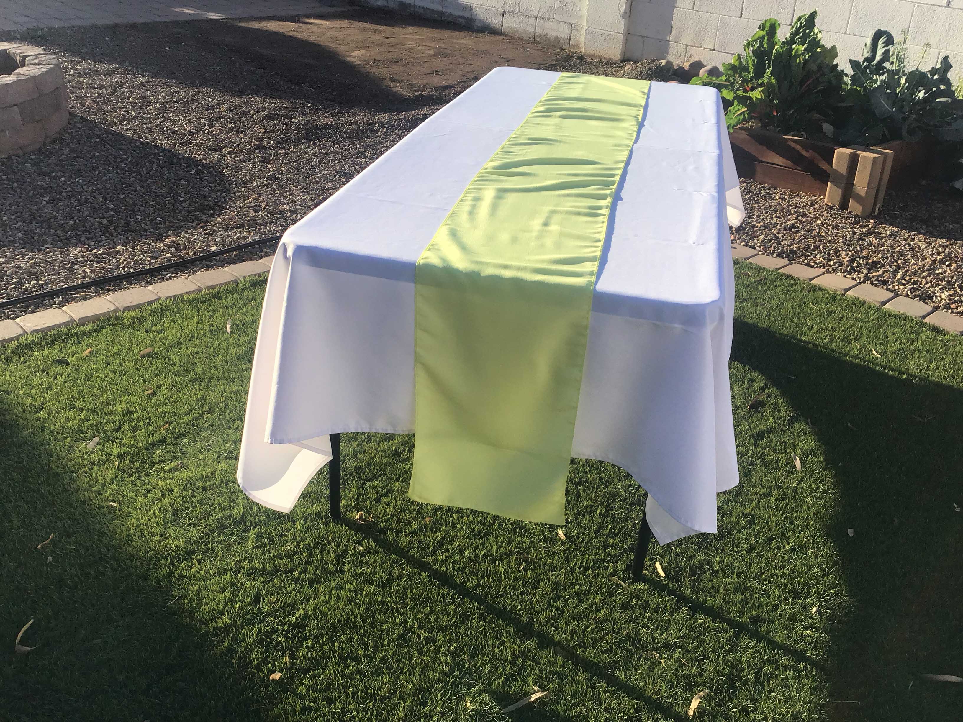 table runners (yellow) - 12 x 108