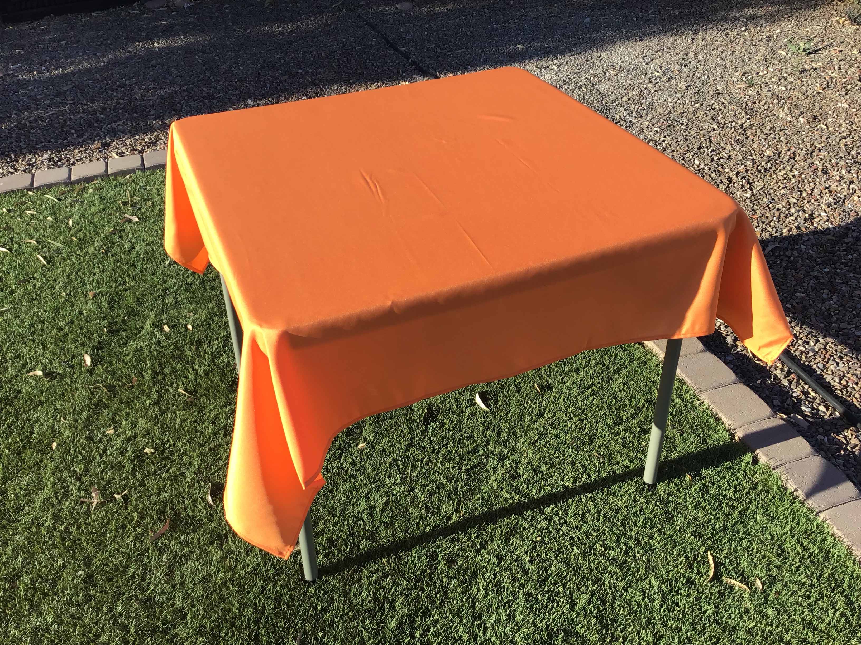 square tablecloths (orange) - 54