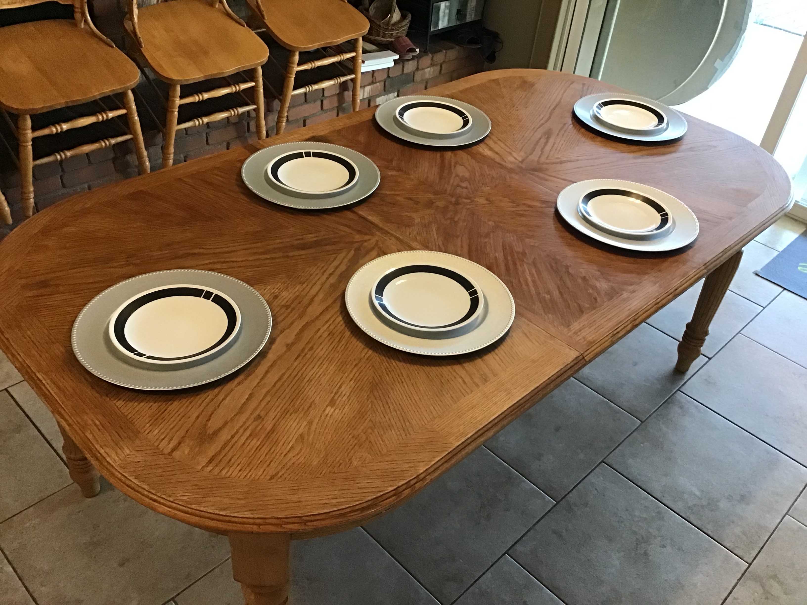 charger plates (silver) - 13