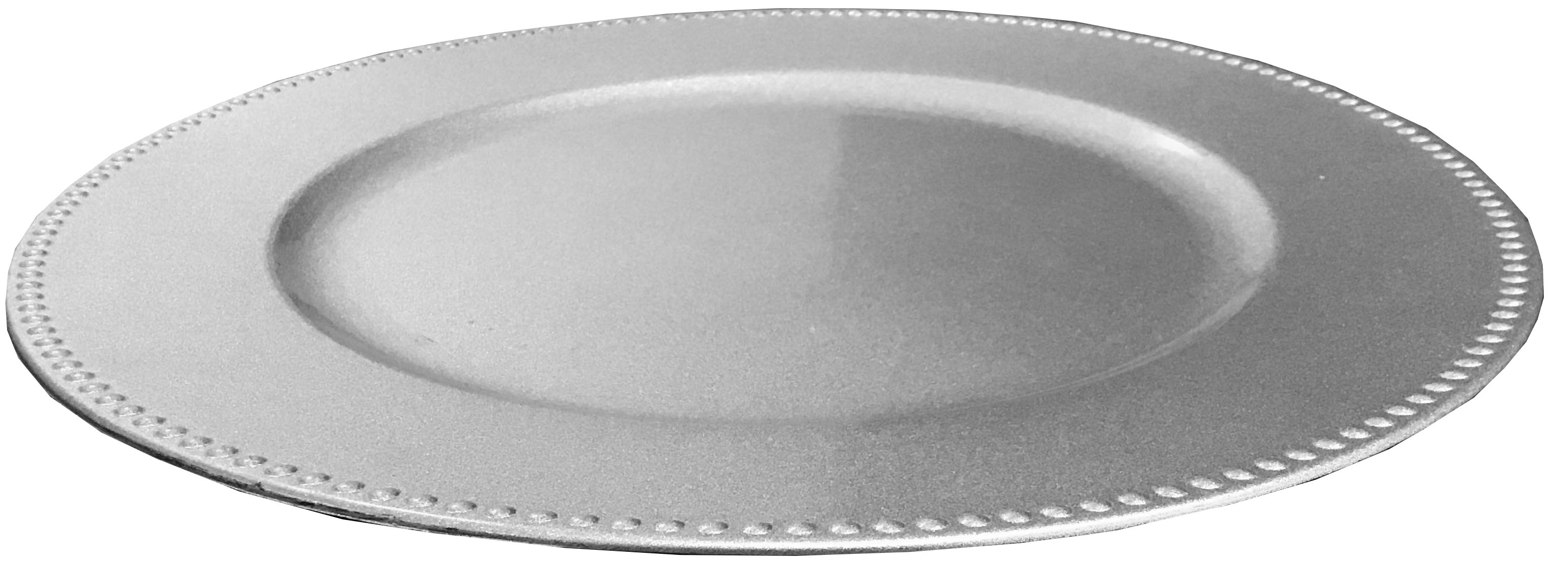 charger plates (silver) - 13
