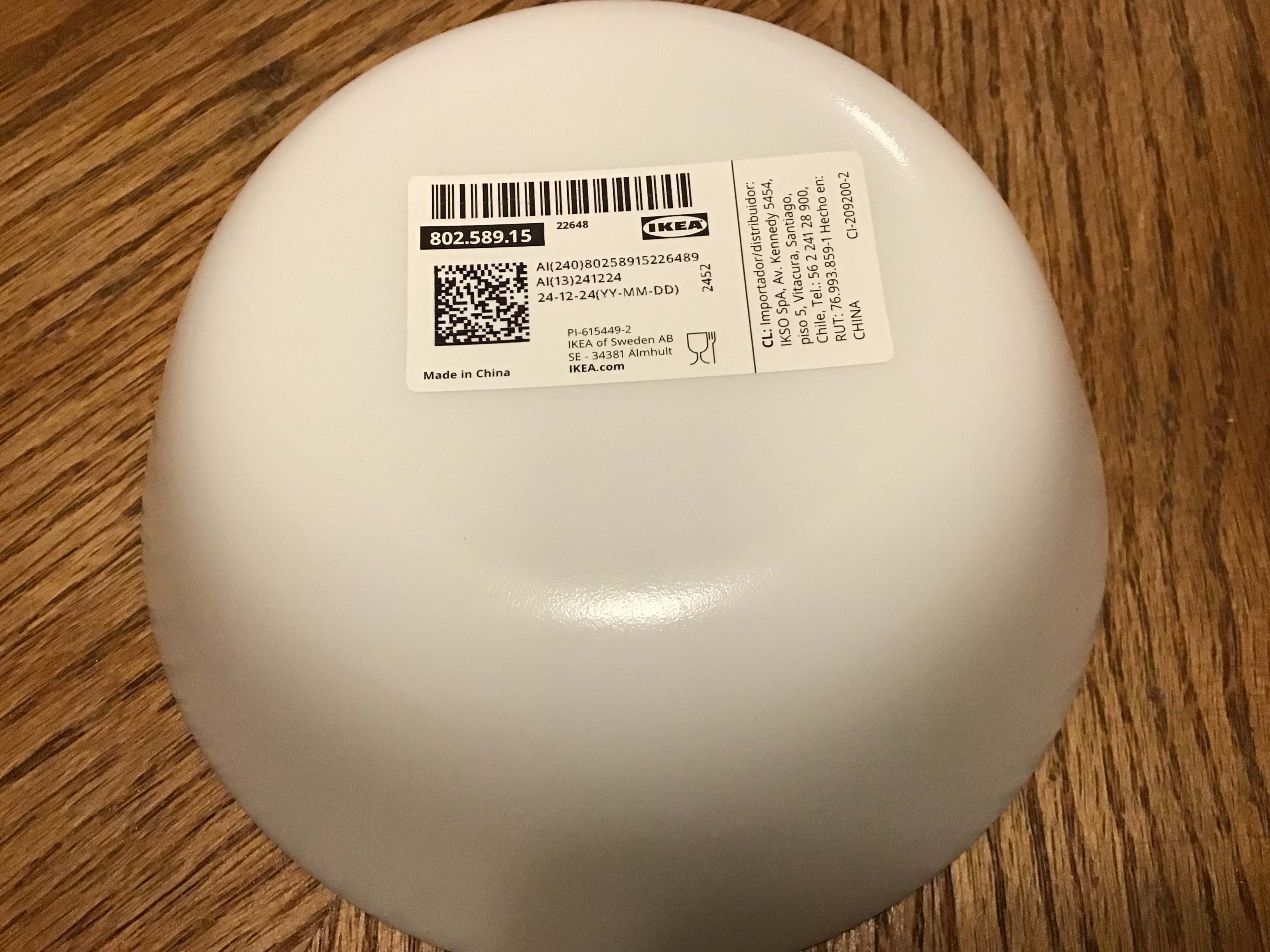 glass bowls (white, Oftast) - 6