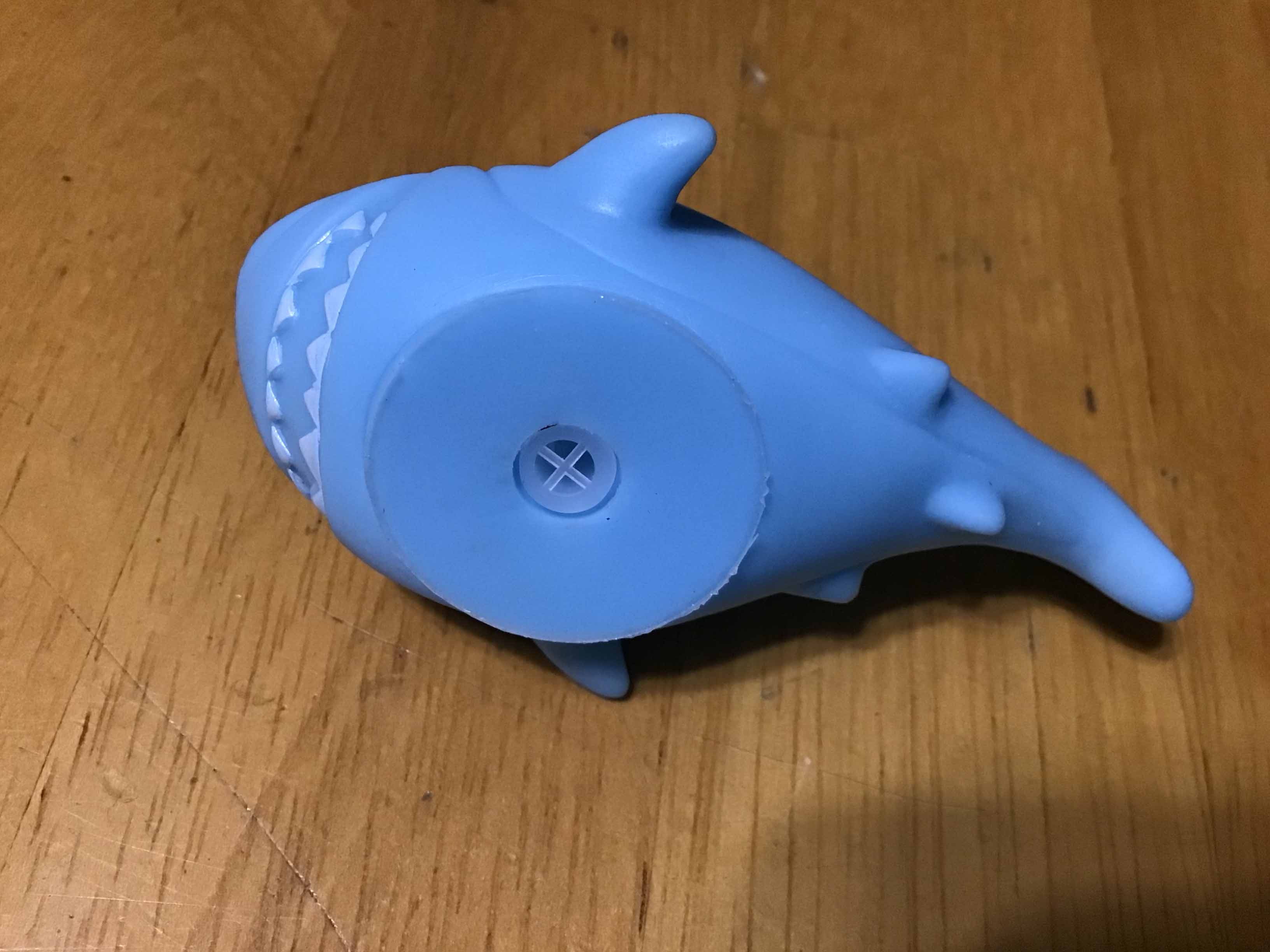 rubber sharks (mini floating bathtub toy)