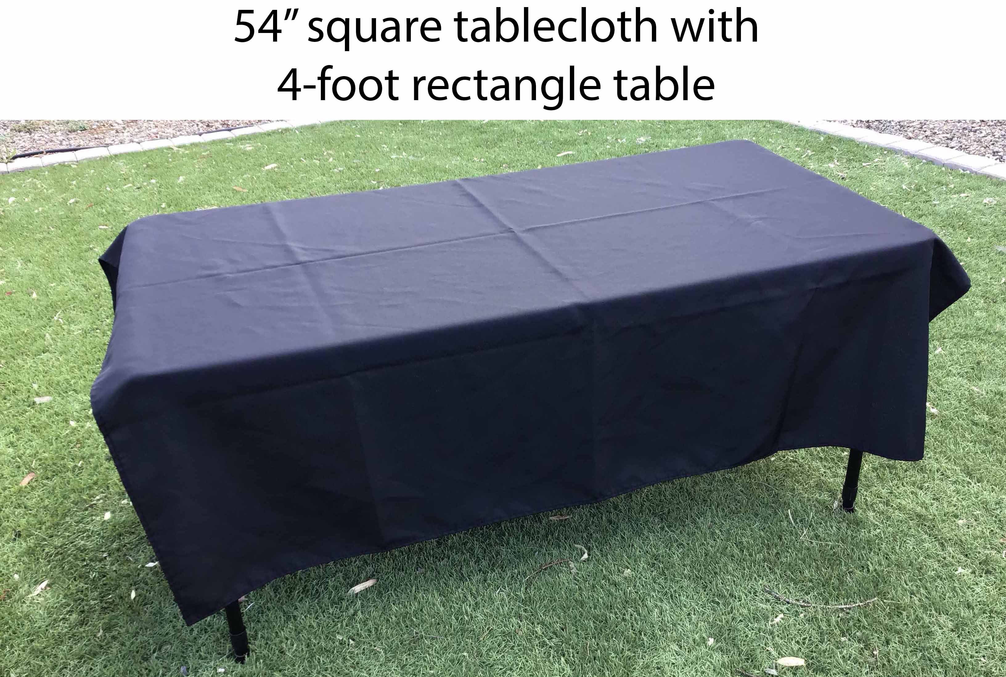 4 foot rectangle tables (adjustable heights)