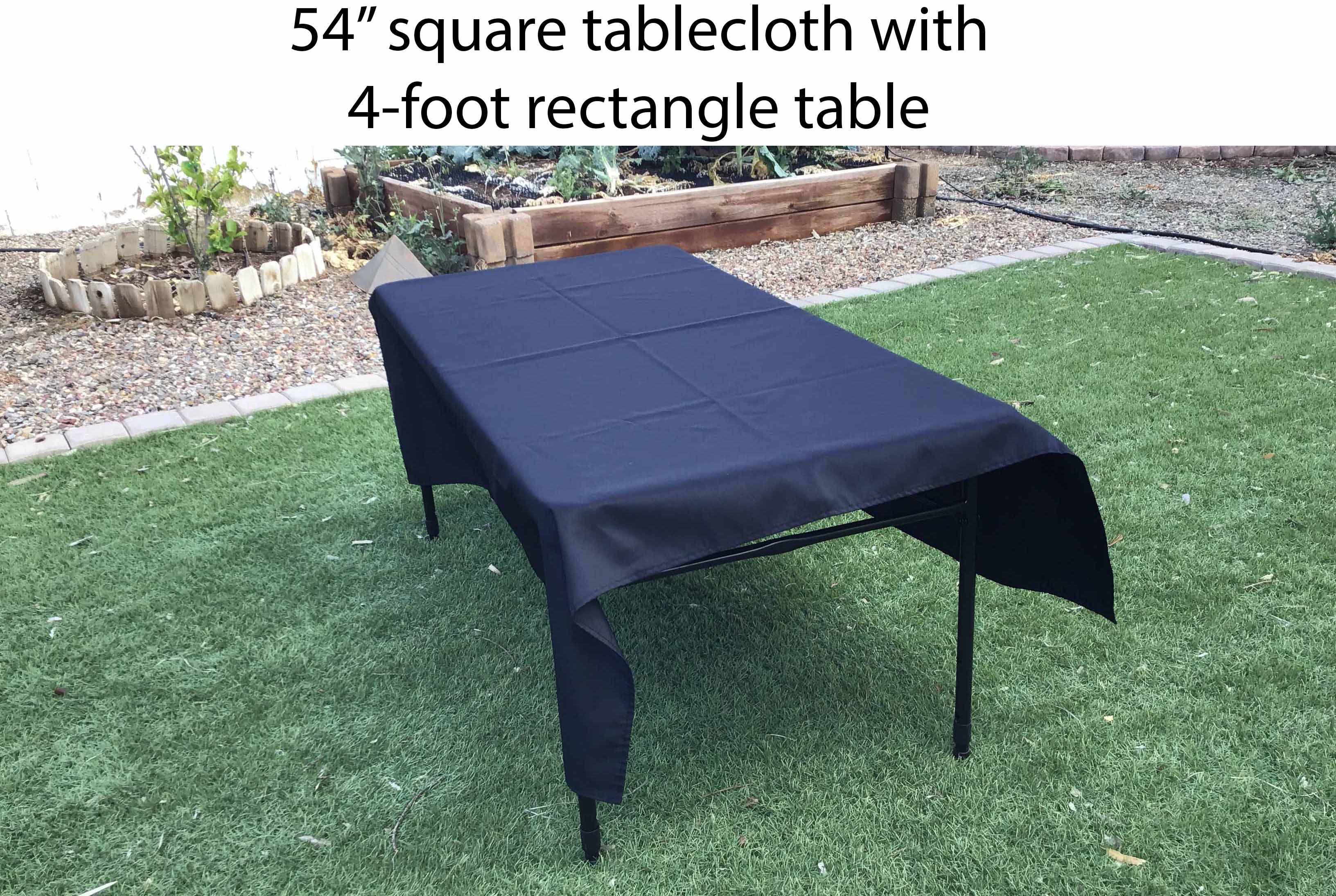 4 foot rectangle tables (adjustable heights)