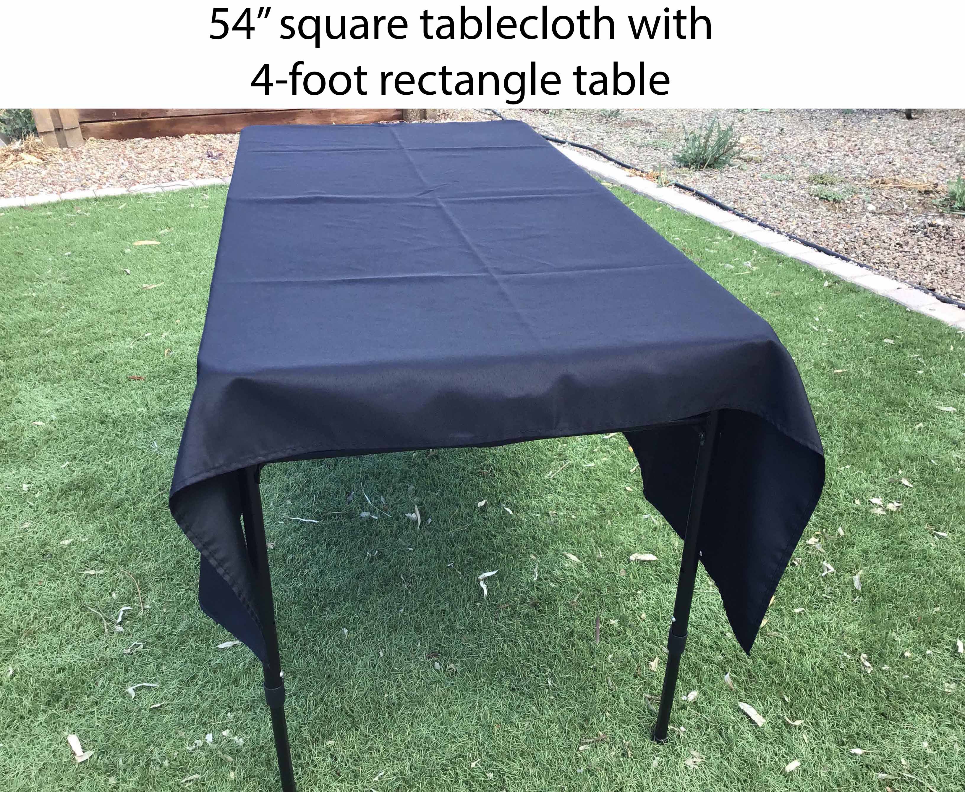 4 foot rectangle tables (adjustable heights)