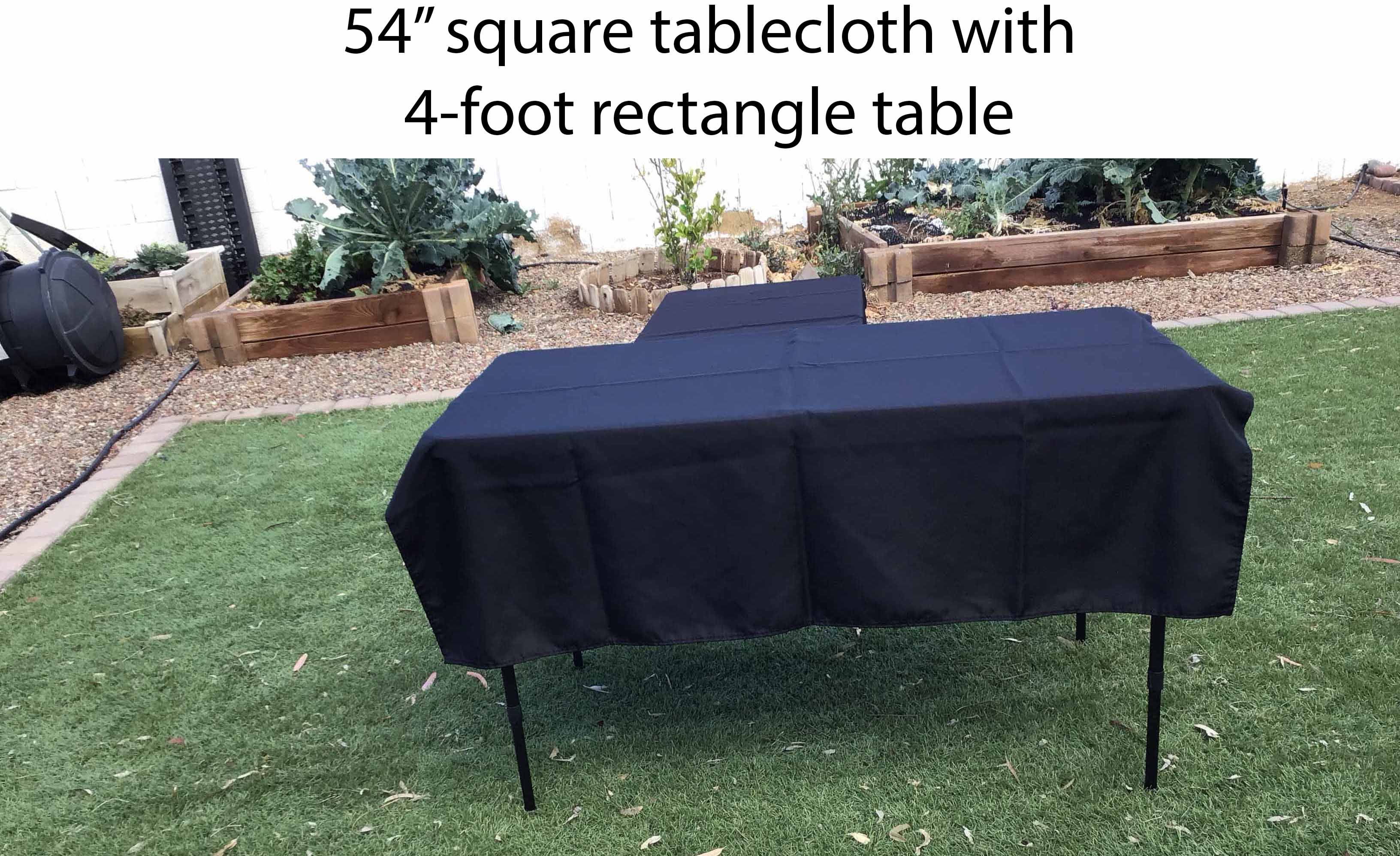 4 foot rectangle tables (adjustable heights)