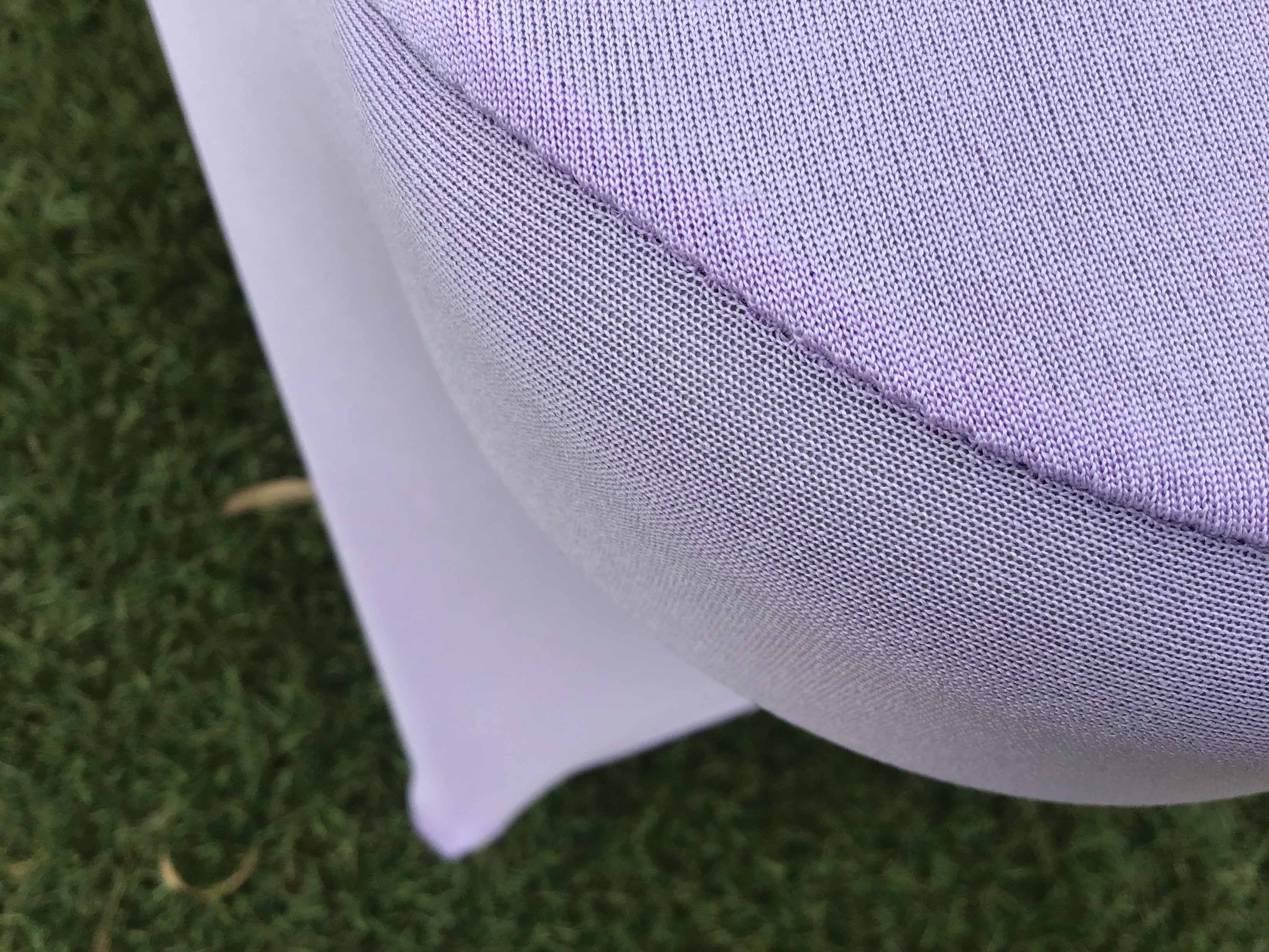 spandex stretch-fitted slip-on chair covers (lavender lilac)
