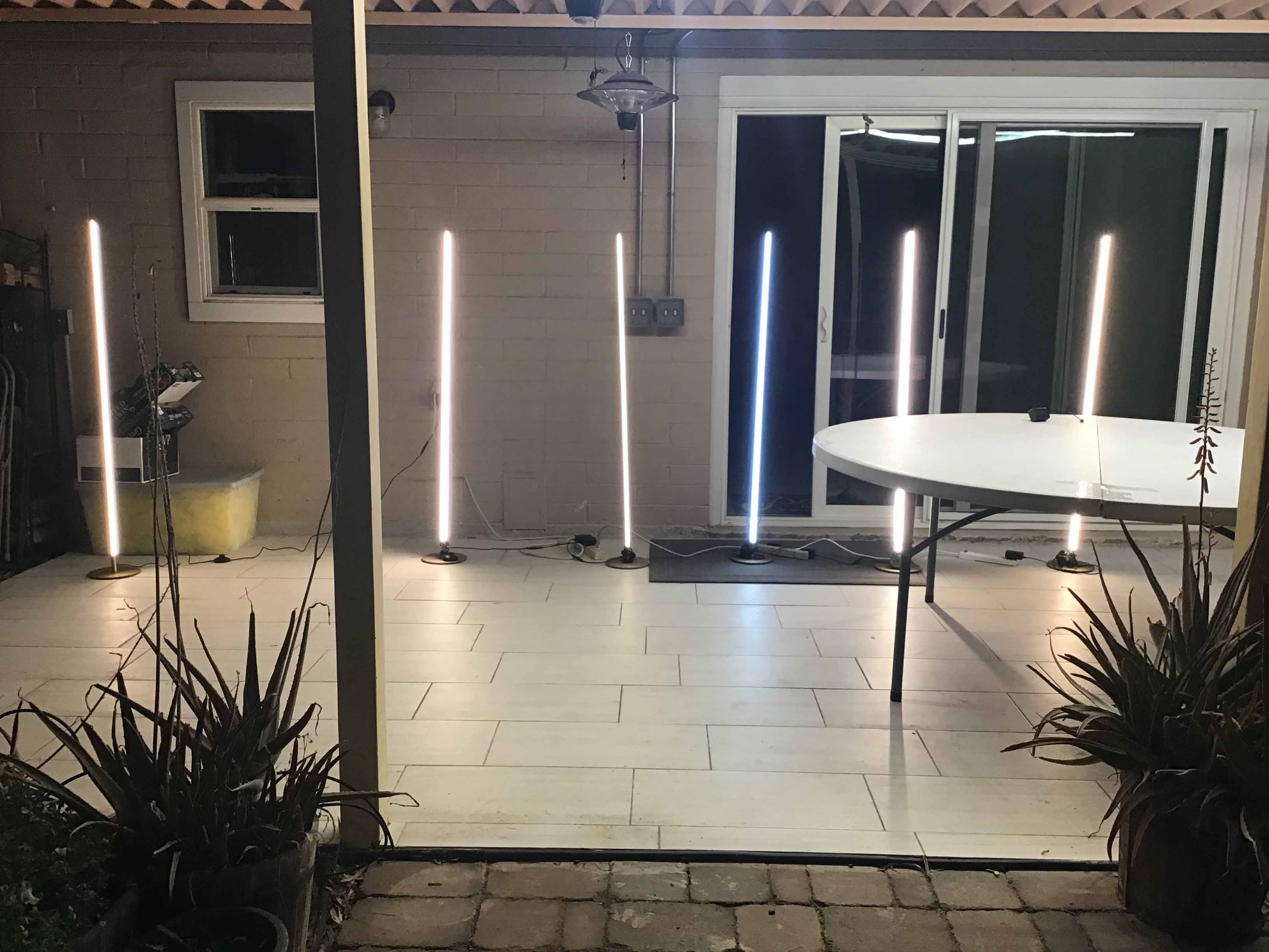 LED floor lamp / mood lamp (57.5 high; corded electric)