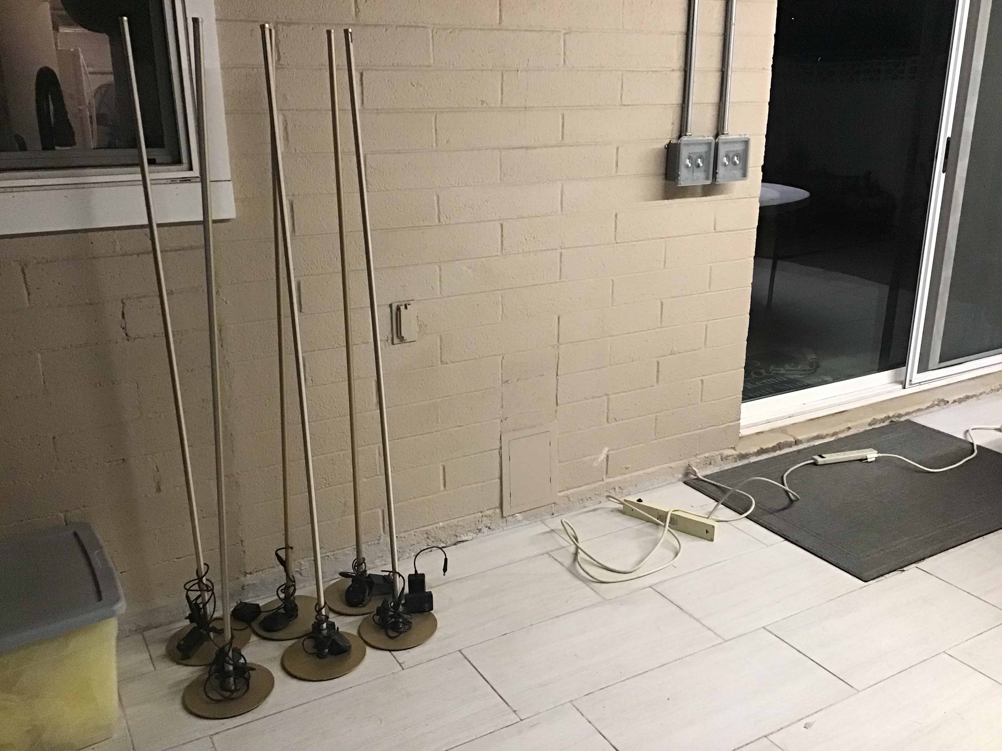 LED floor lamp / mood lamp (57.5 high; corded electric)