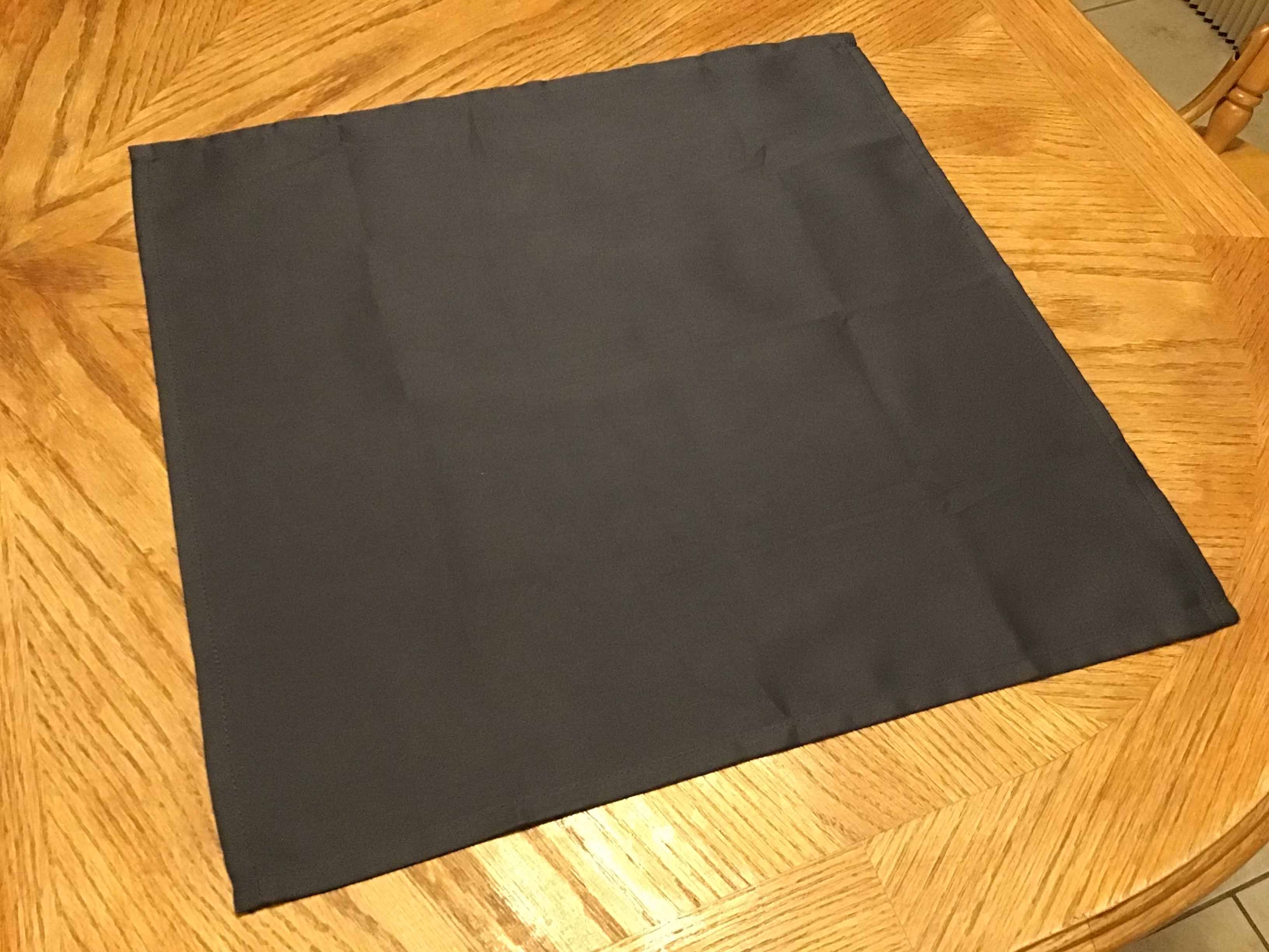 cloth dinner napkins (dark gray) - 18 x 18
