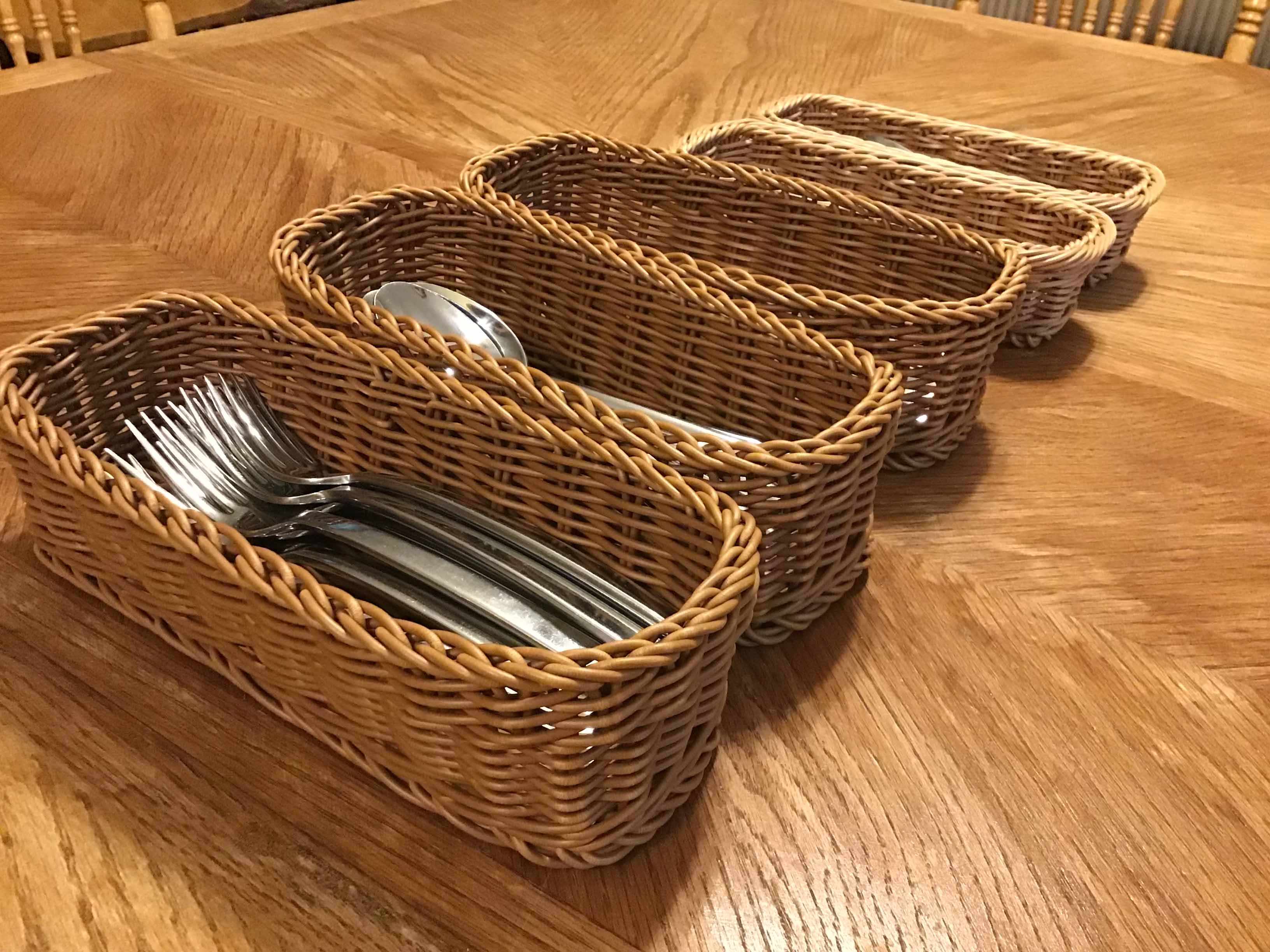 silverware baskets (4 x 10)