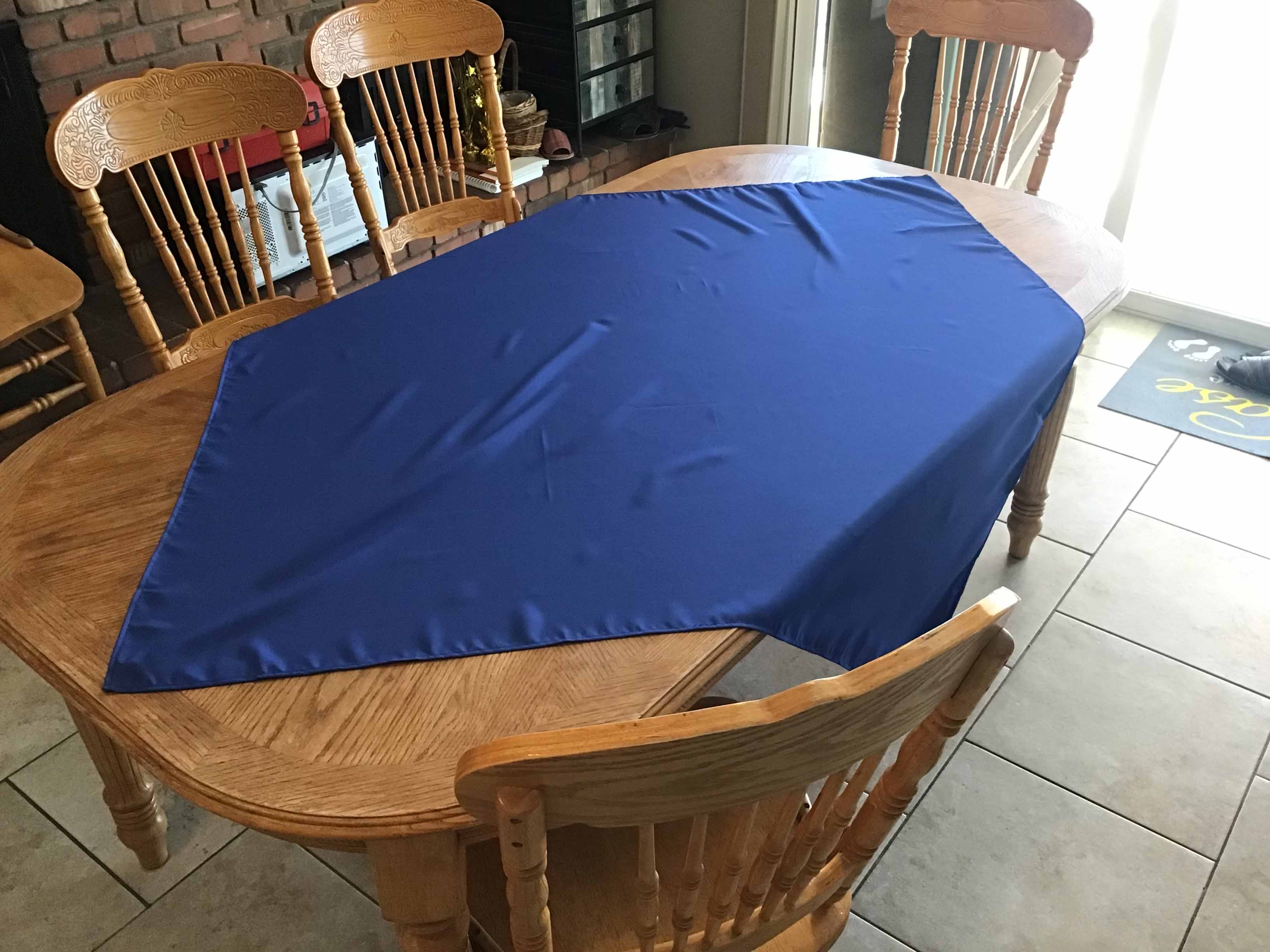 square tablecloths (royal blue) - 54