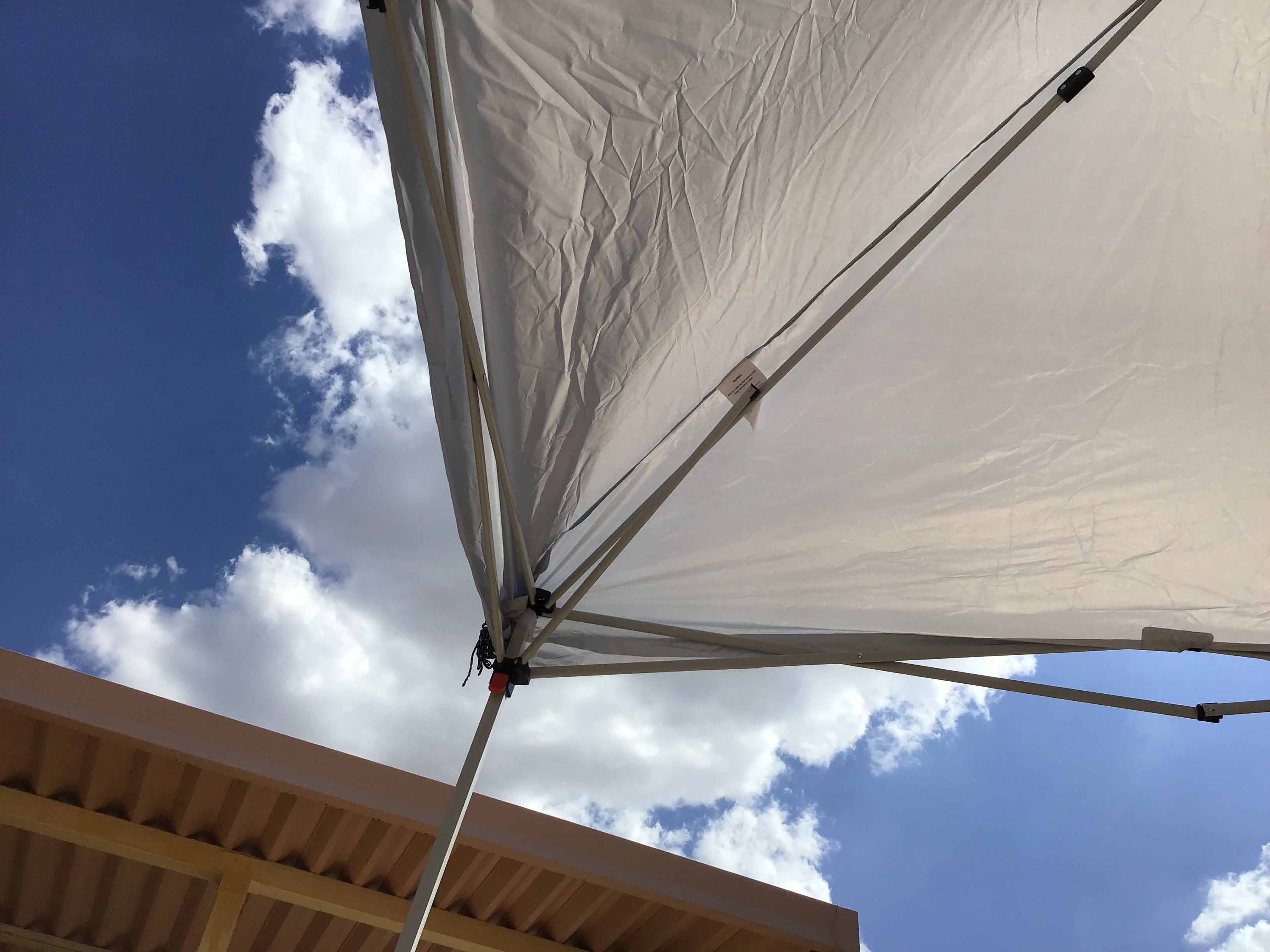 slant leg canopy tent (10 ft. x 10 ft.) - silver