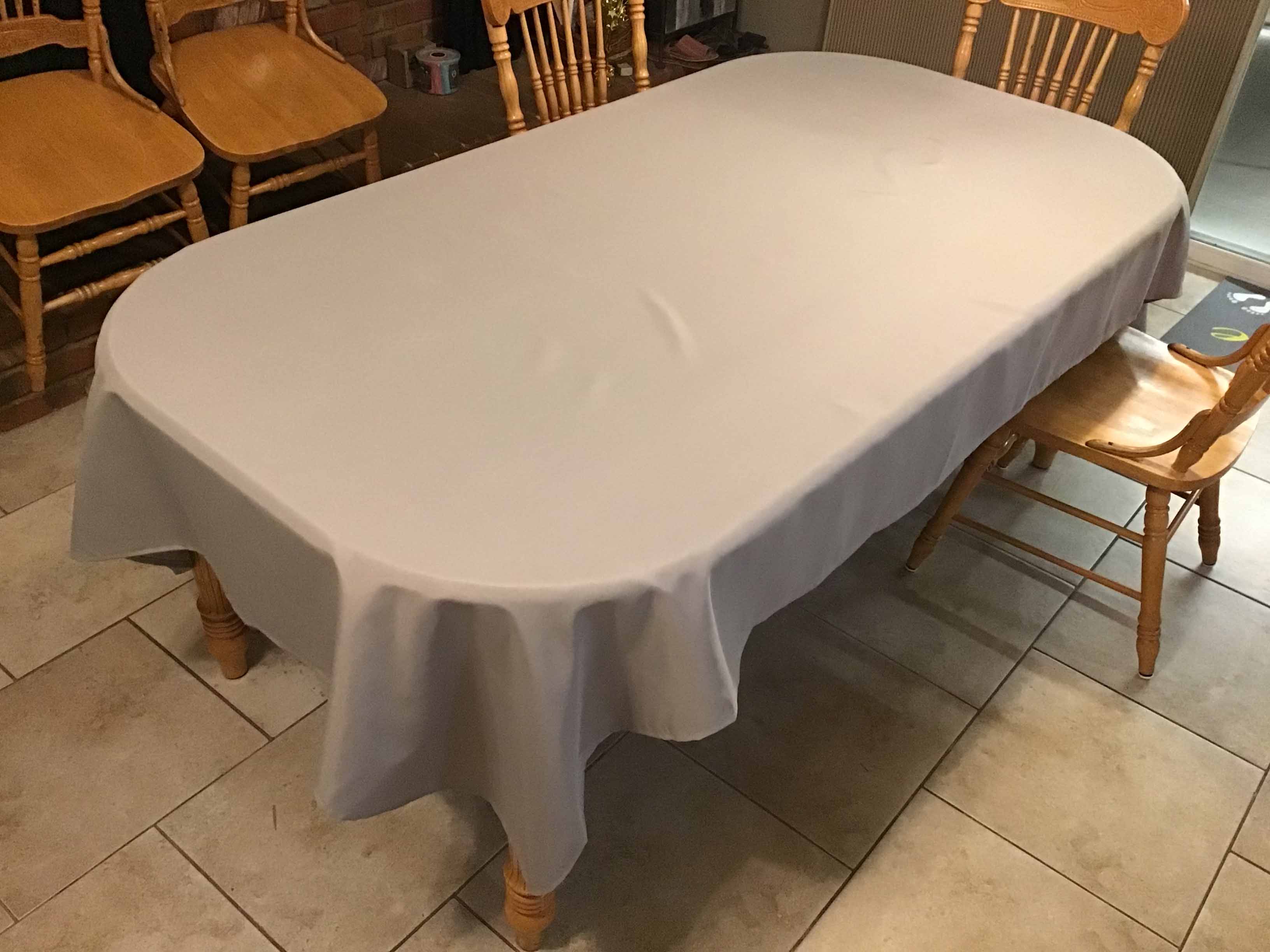 rectangle tablecloths (gray) - 60 x 102