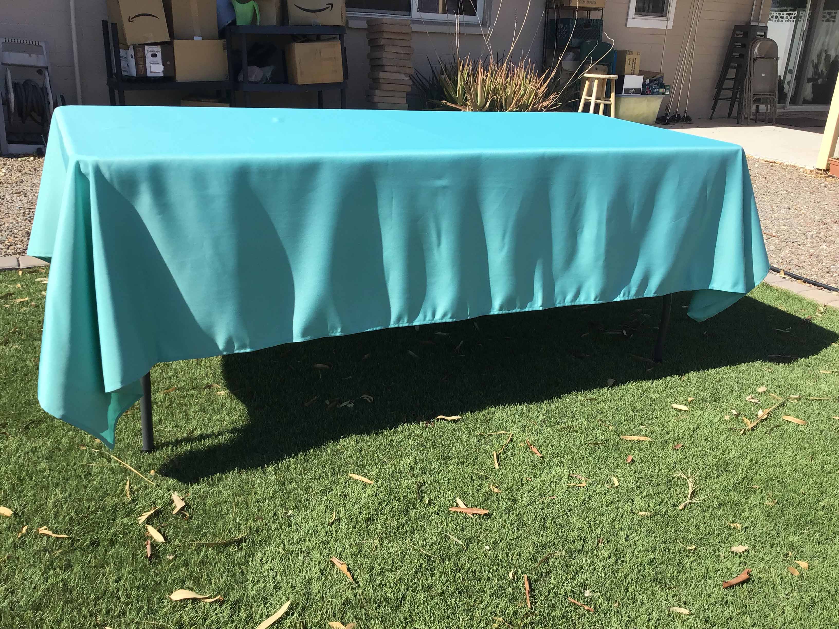 rectangle tablecloths (Tiffany blue) - 60 x 102