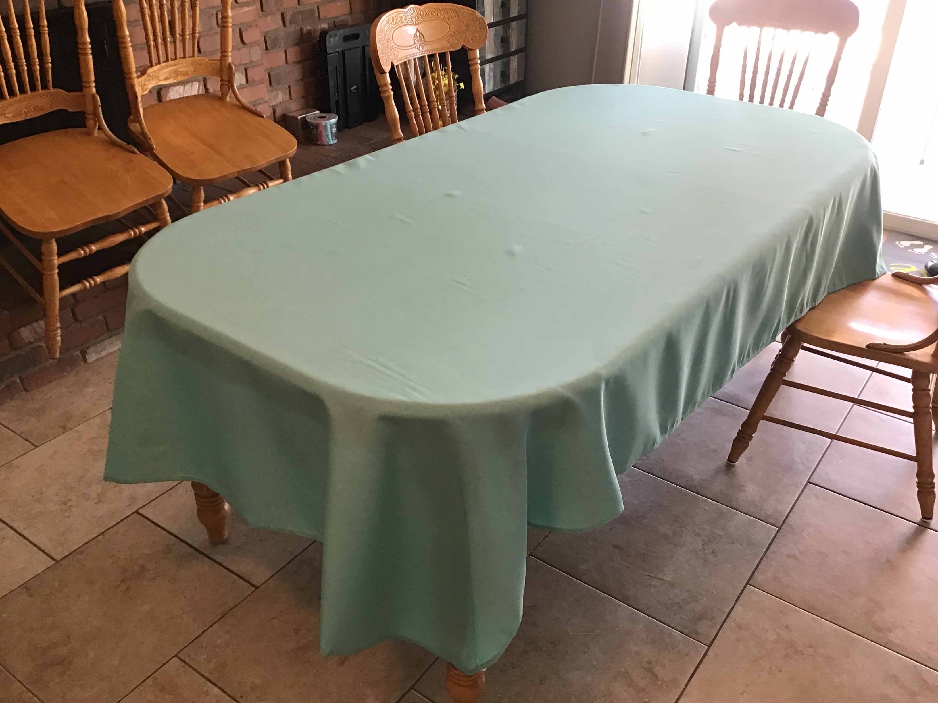 rectangle tablecloths (Tiffany blue) - 60 x 102