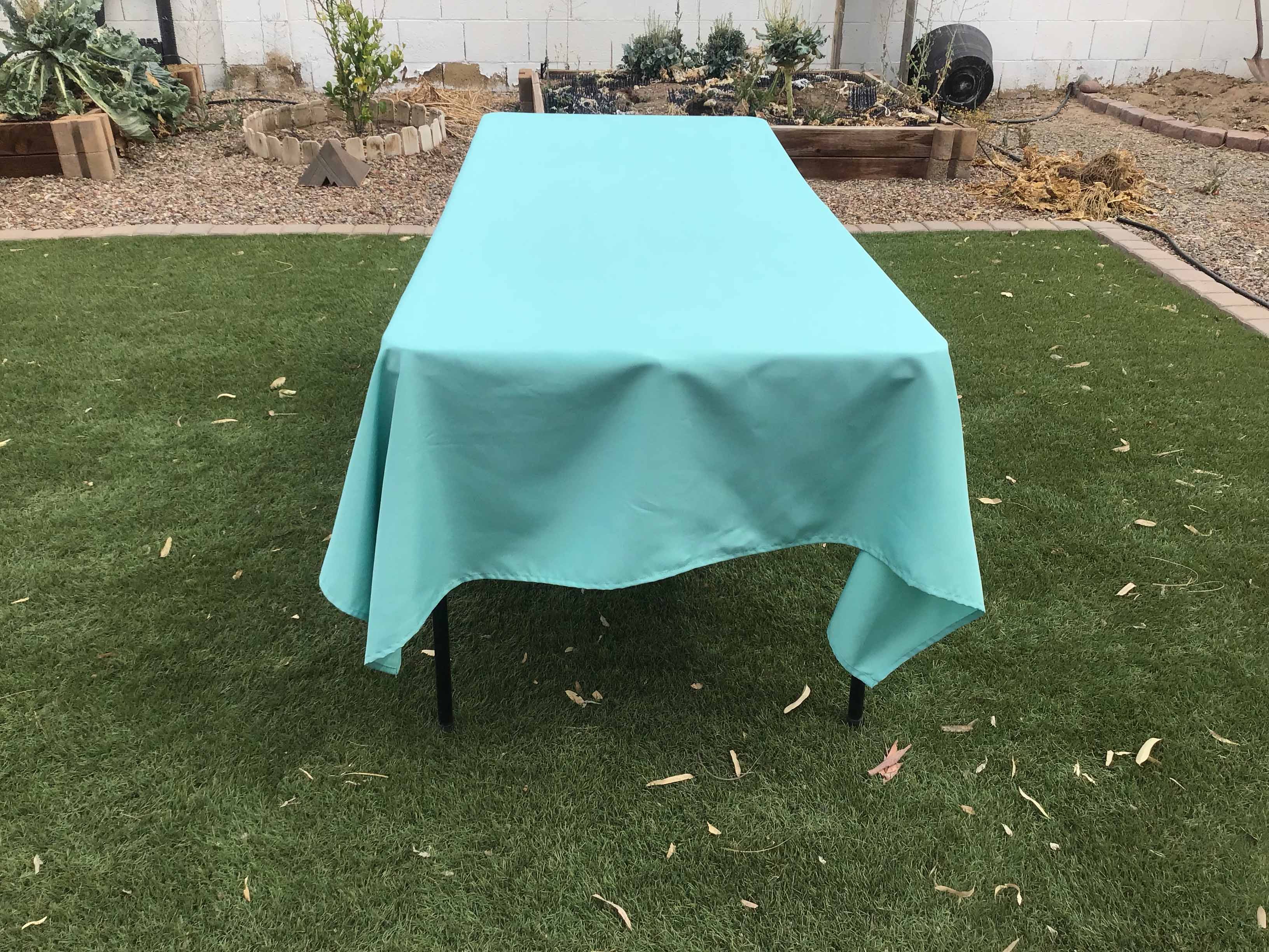 rectangle tablecloths (Tiffany blue) - 60 x 102