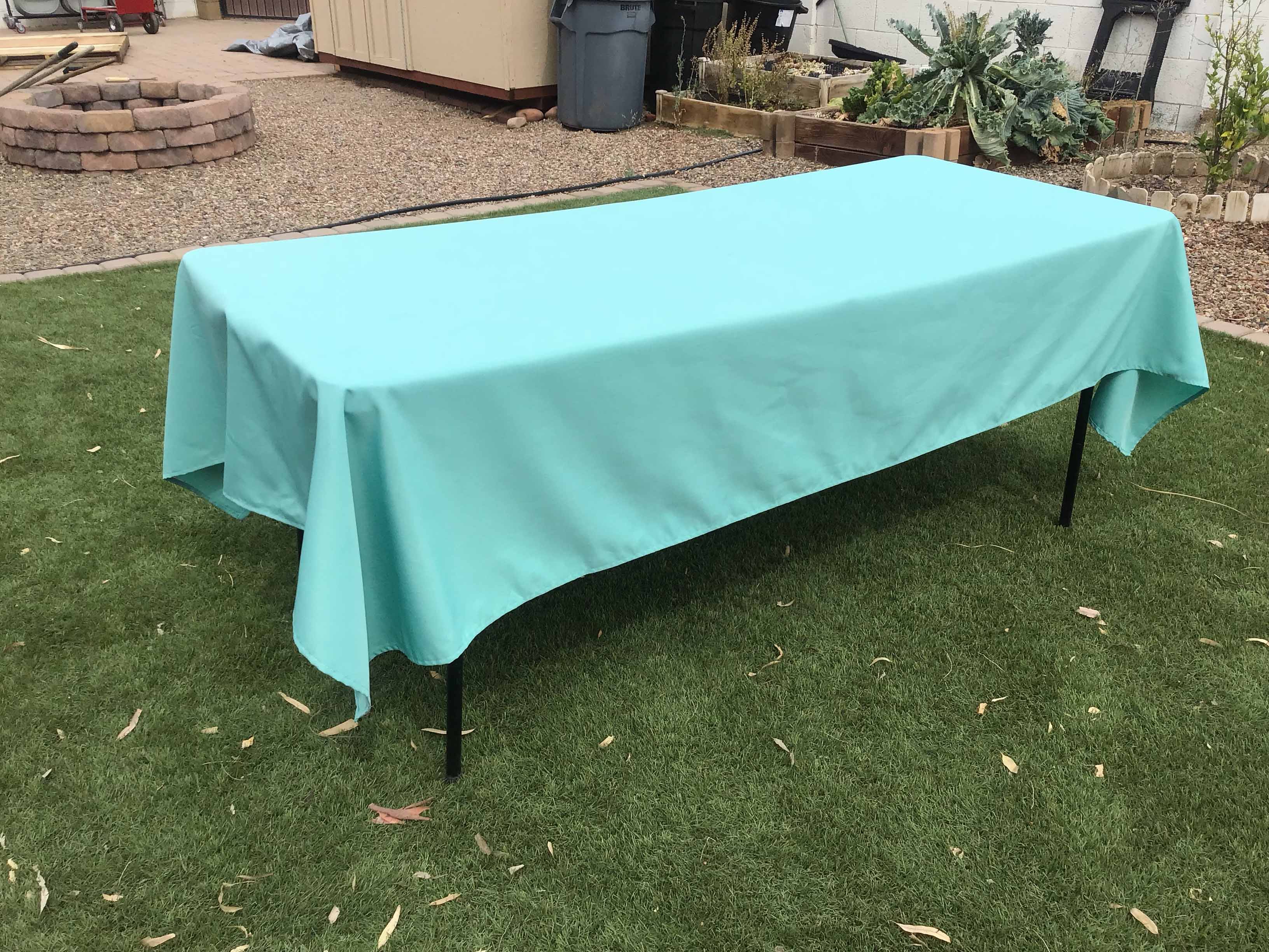 rectangle tablecloths (Tiffany blue) - 60 x 102