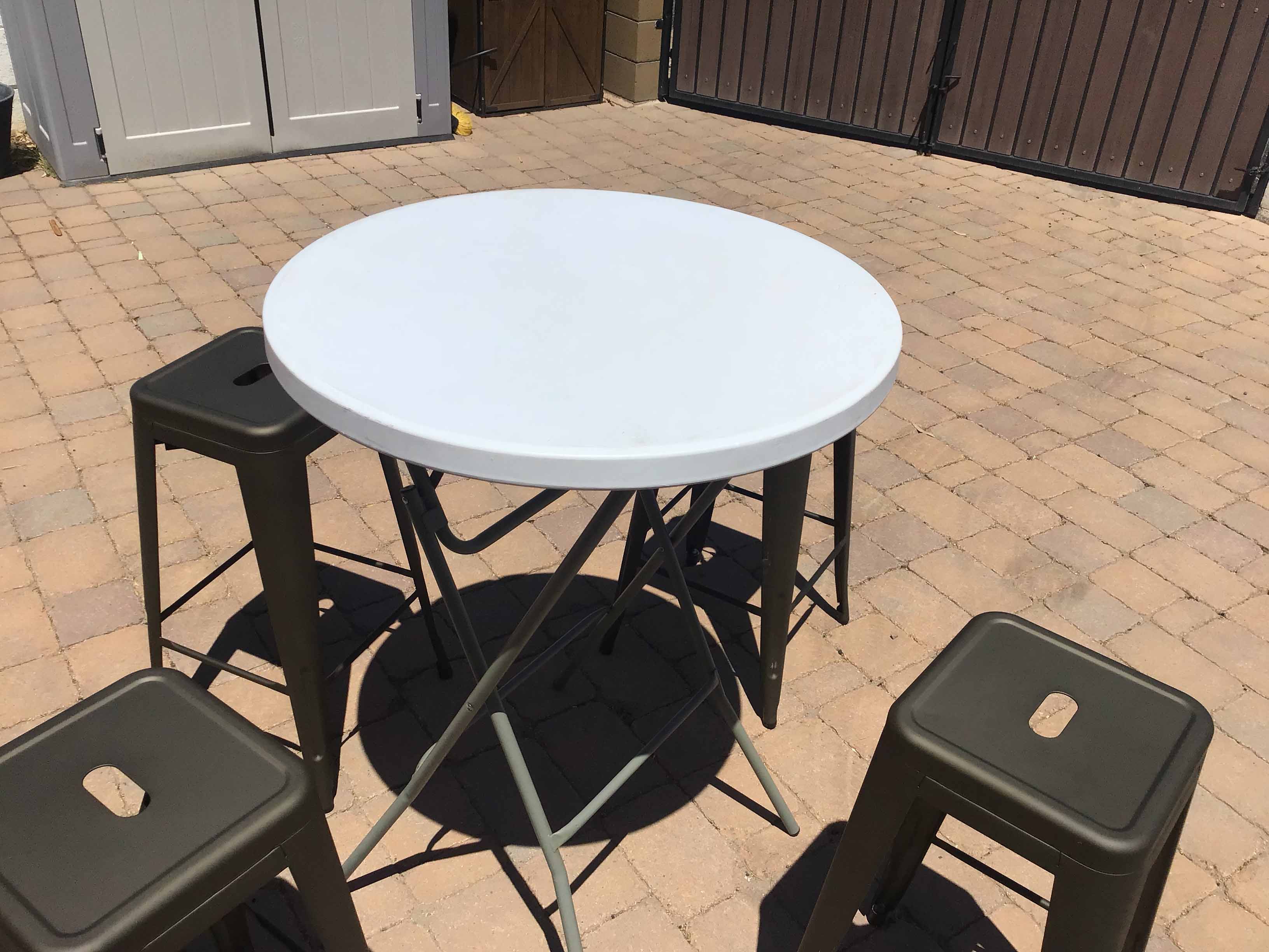 bar stools (steel, dark gray/graphite) - 30 high