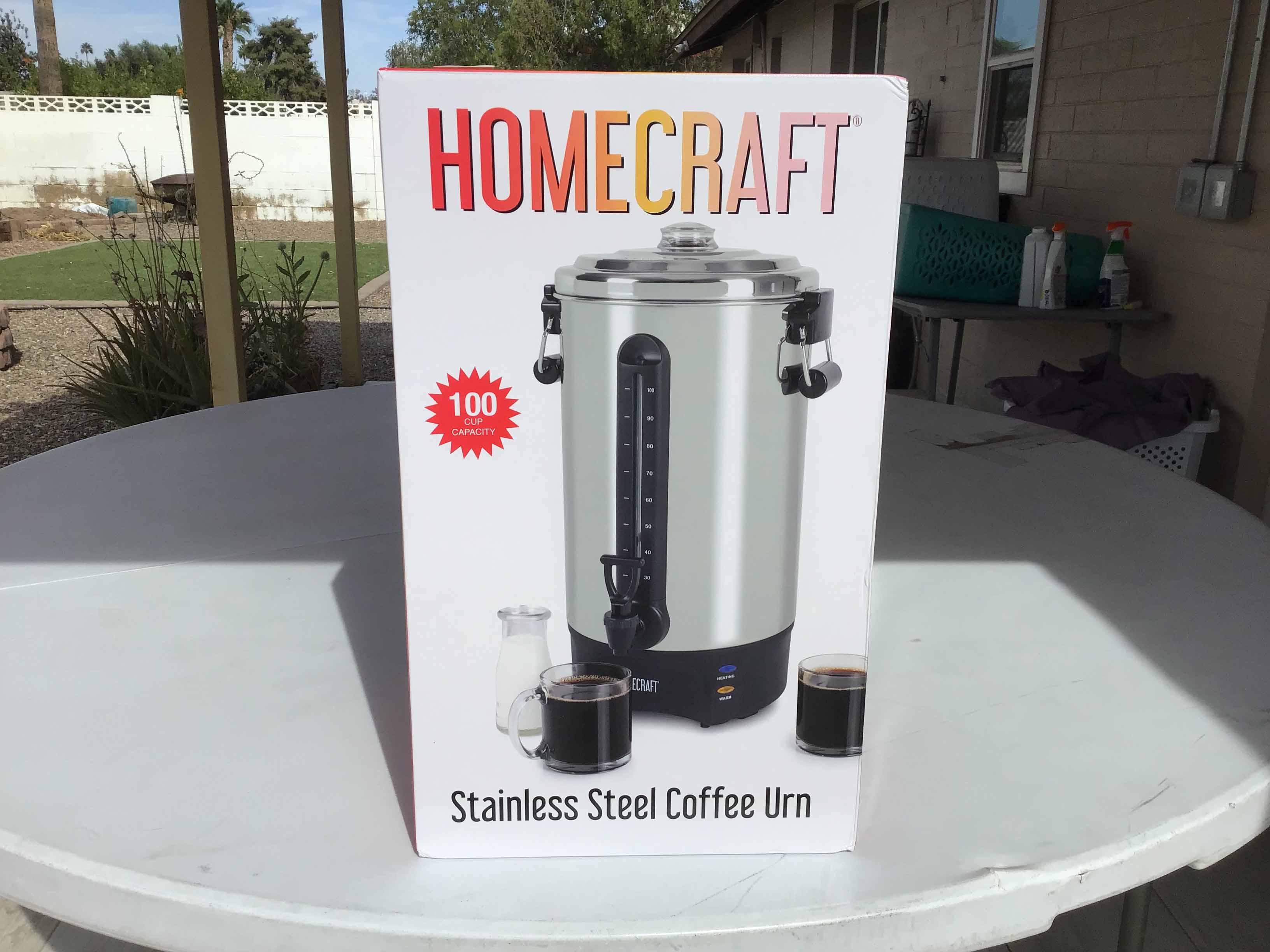 100-cup coffee urn / hot water heater