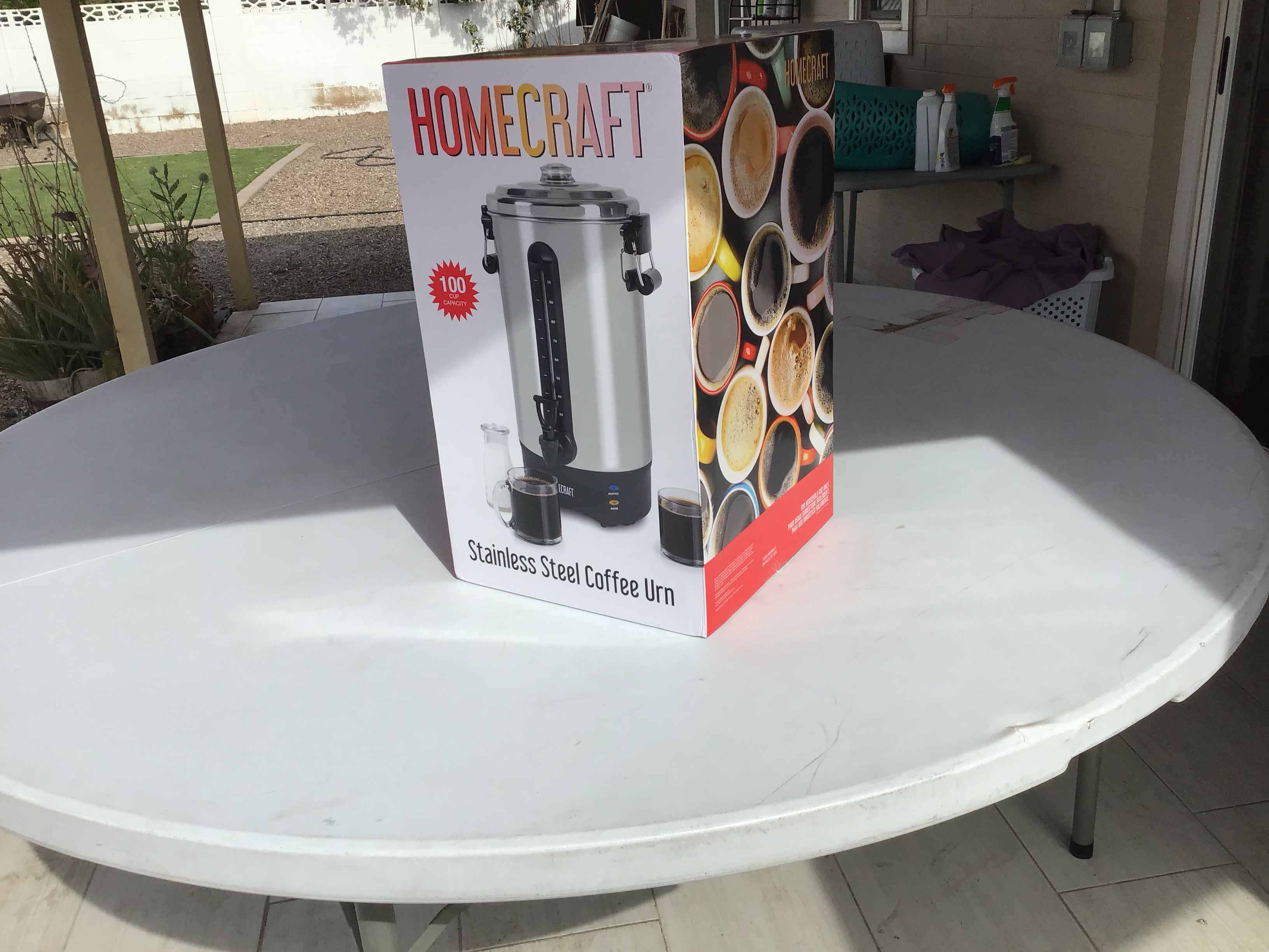 100-cup coffee urn / hot water heater