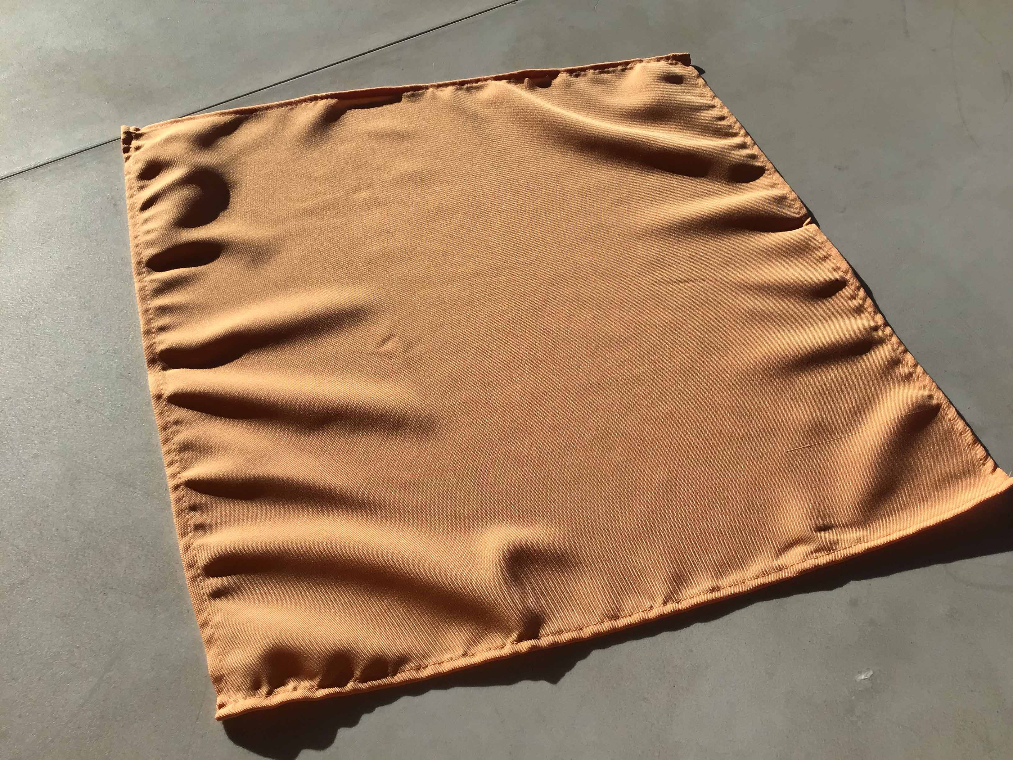 cloth dinner napkins (peach) - 20 x 20