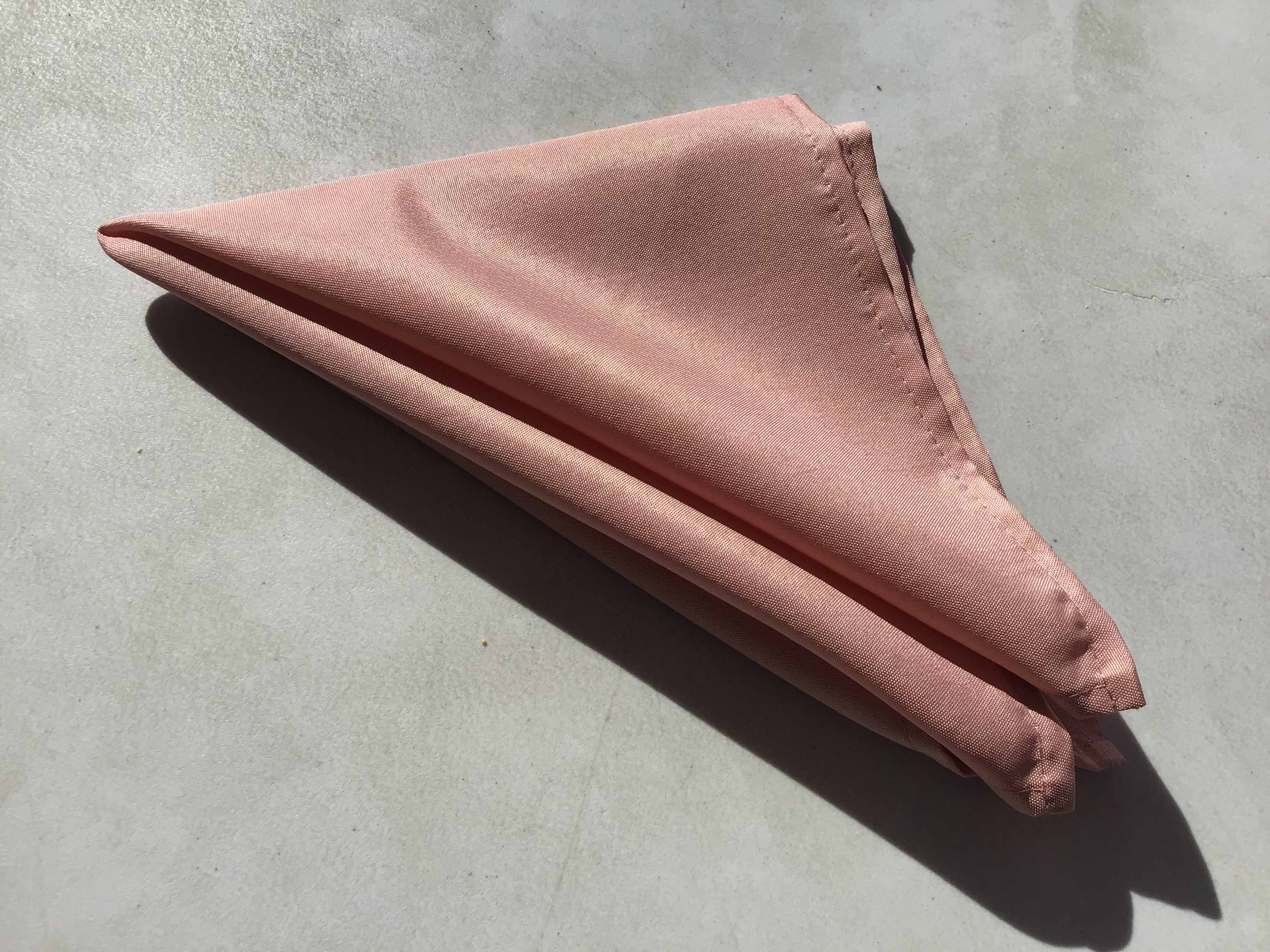 cloth dinner napkins (dusty rose/mauve, morning tint) - 17 x 17