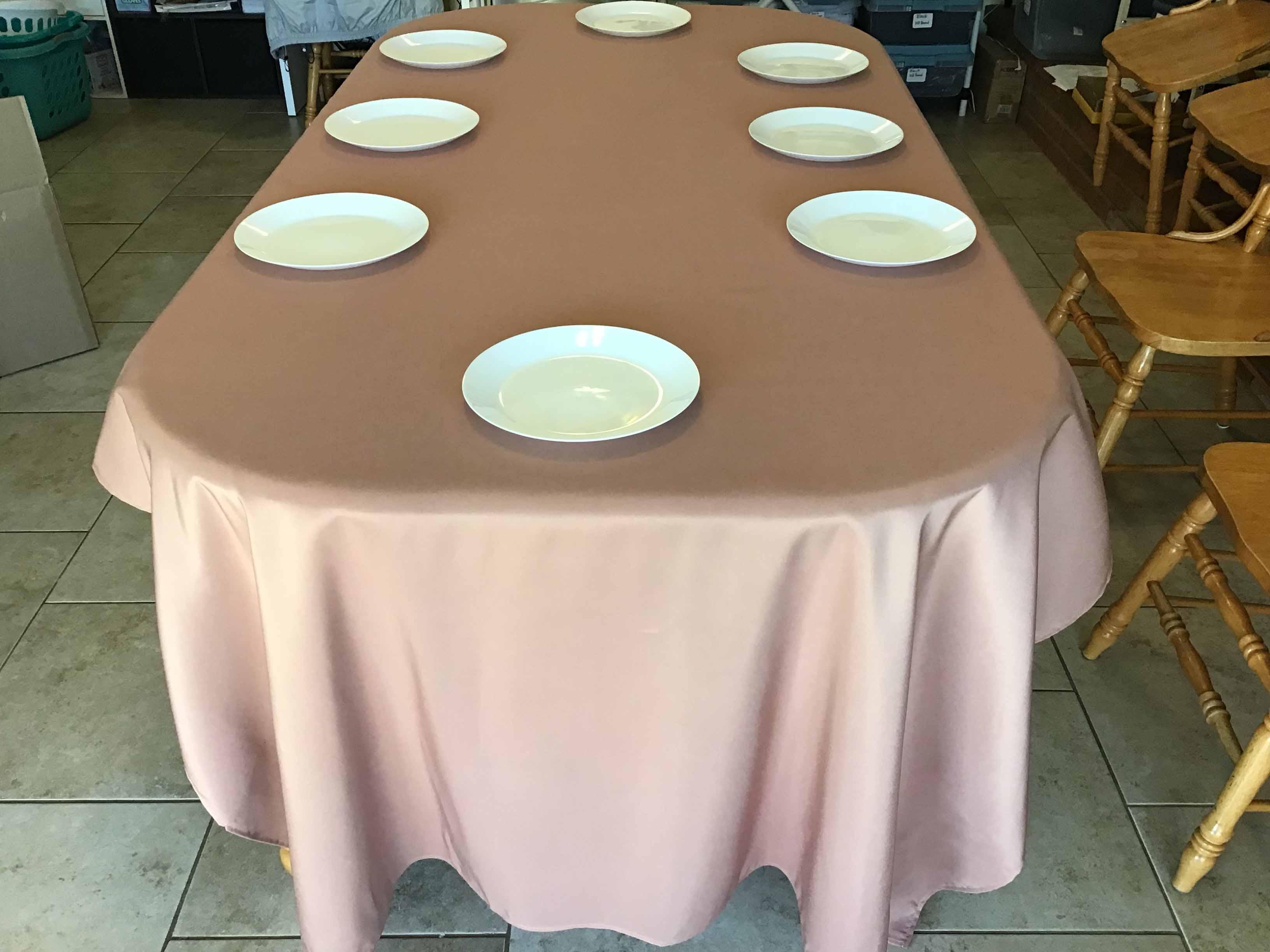 rectangle tablecloths (latte rose) - 60 x 120
