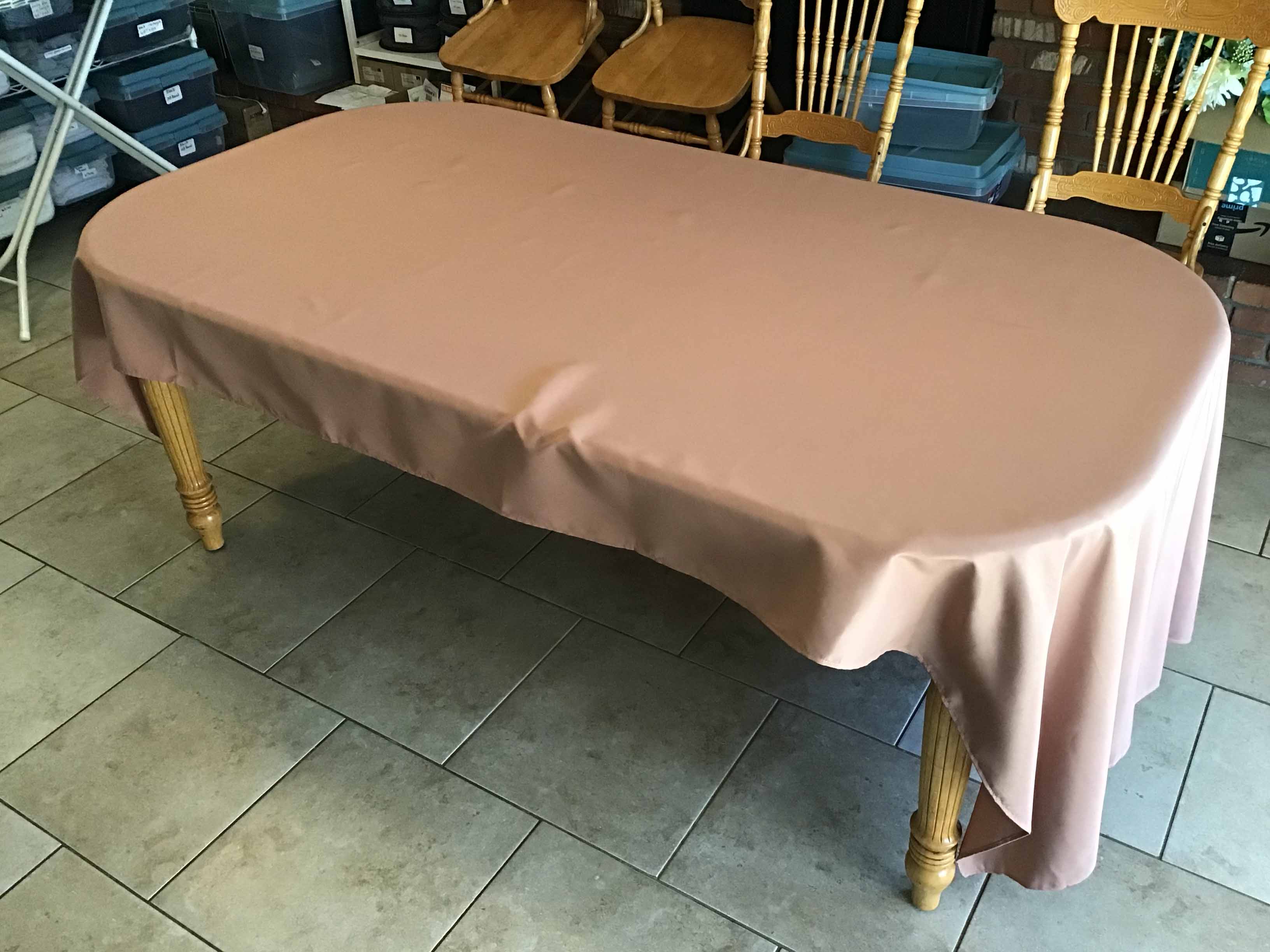 rectangle tablecloths (latte rose) - 60 x 120