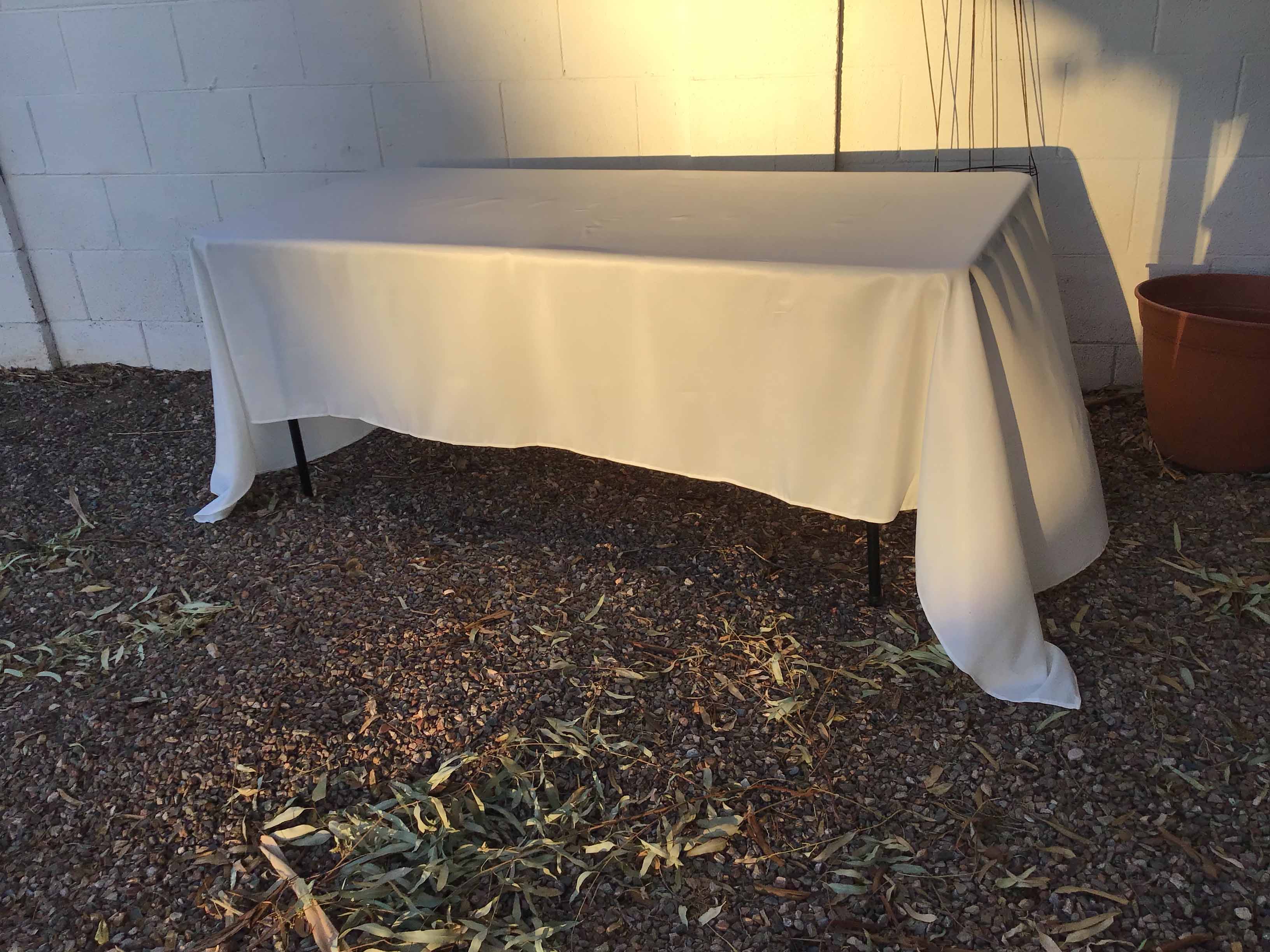 rectangle tablecloths (ivory) - 60 x 126