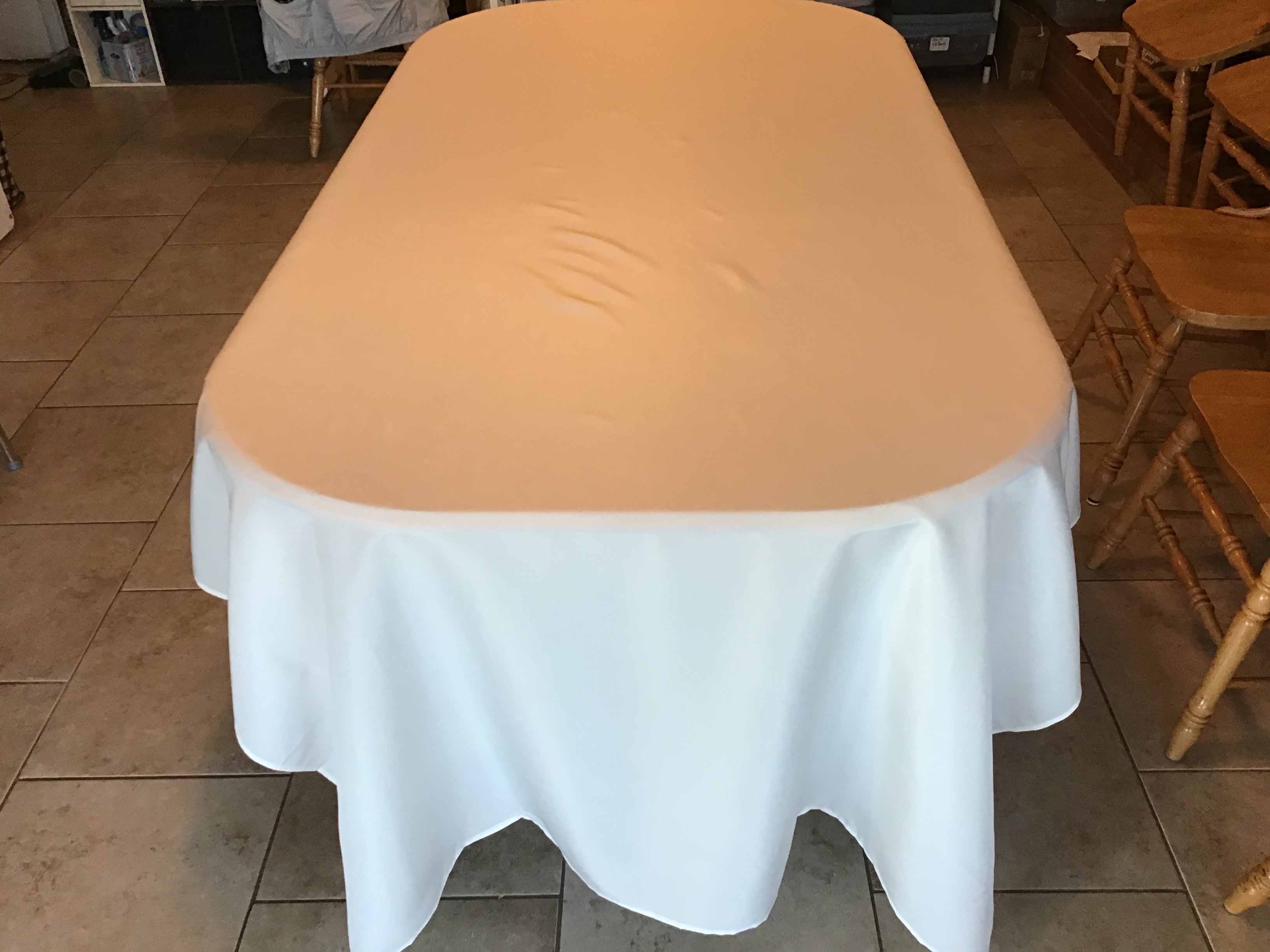 rectangle tablecloths (ivory) - 60 x 126