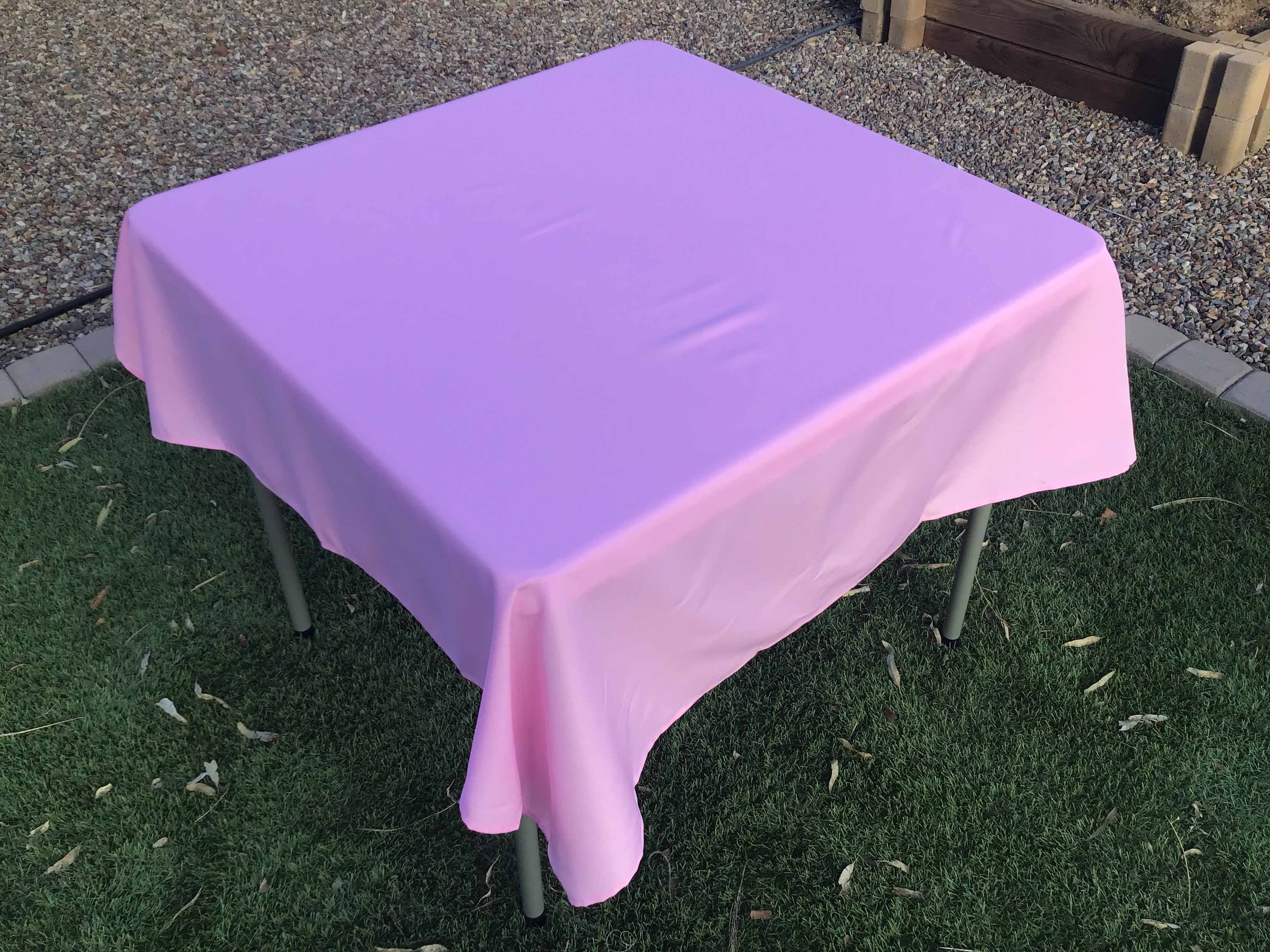 square tablecloths (pink) - 54