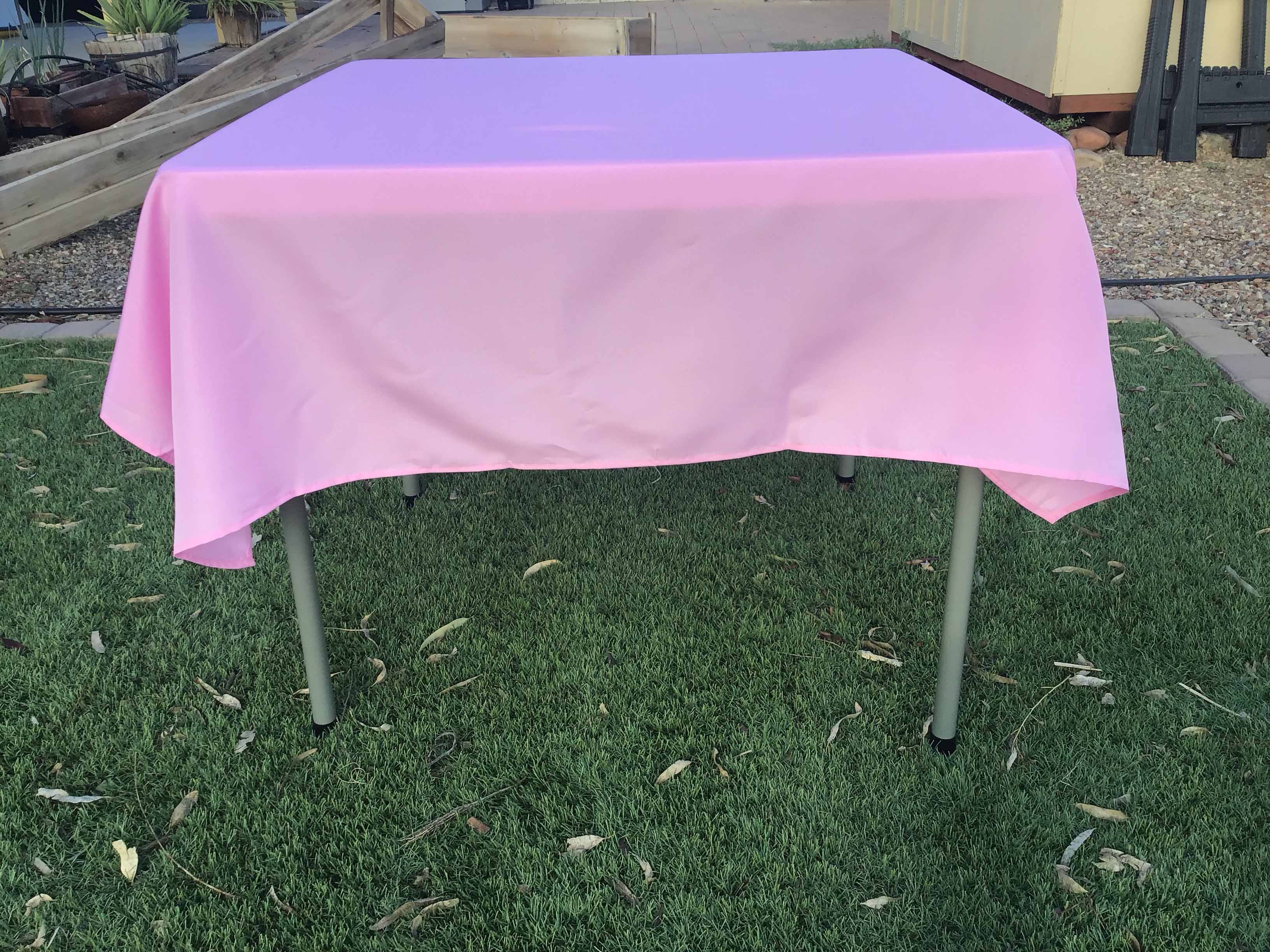 square tablecloths (pink) - 54