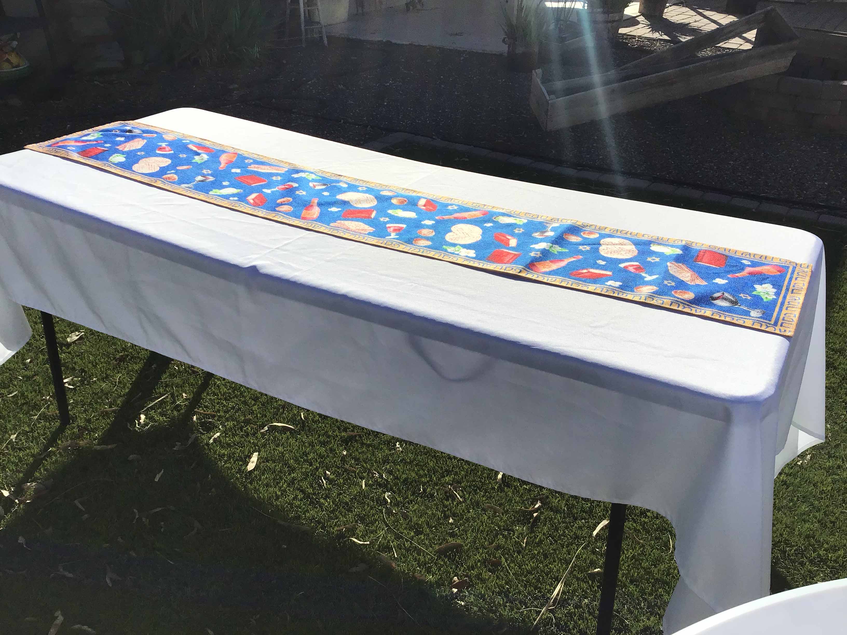 table runners (Passover, Jewish seder matzo) - 13 x 72