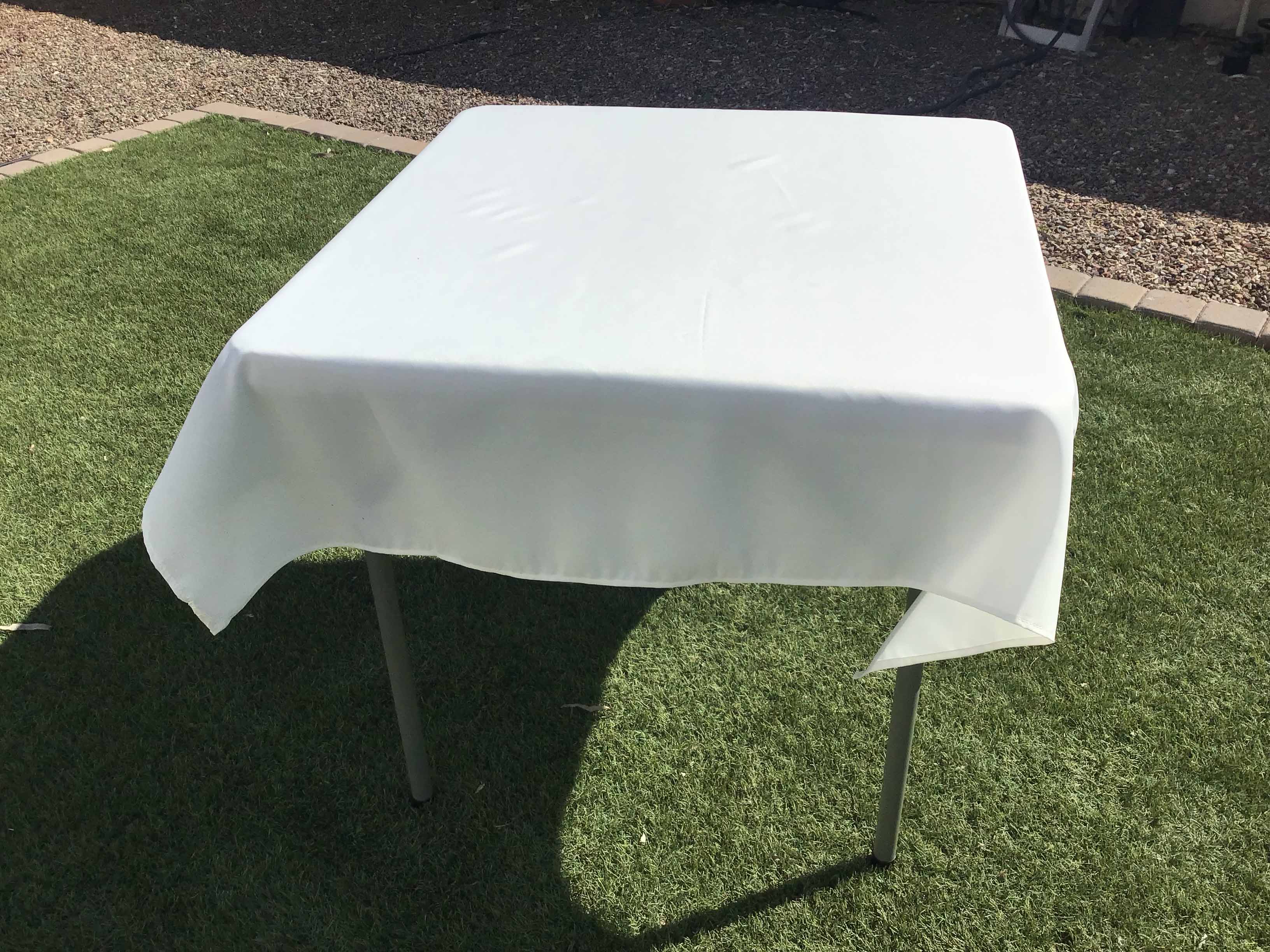 square tablecloths (ivory) - 54